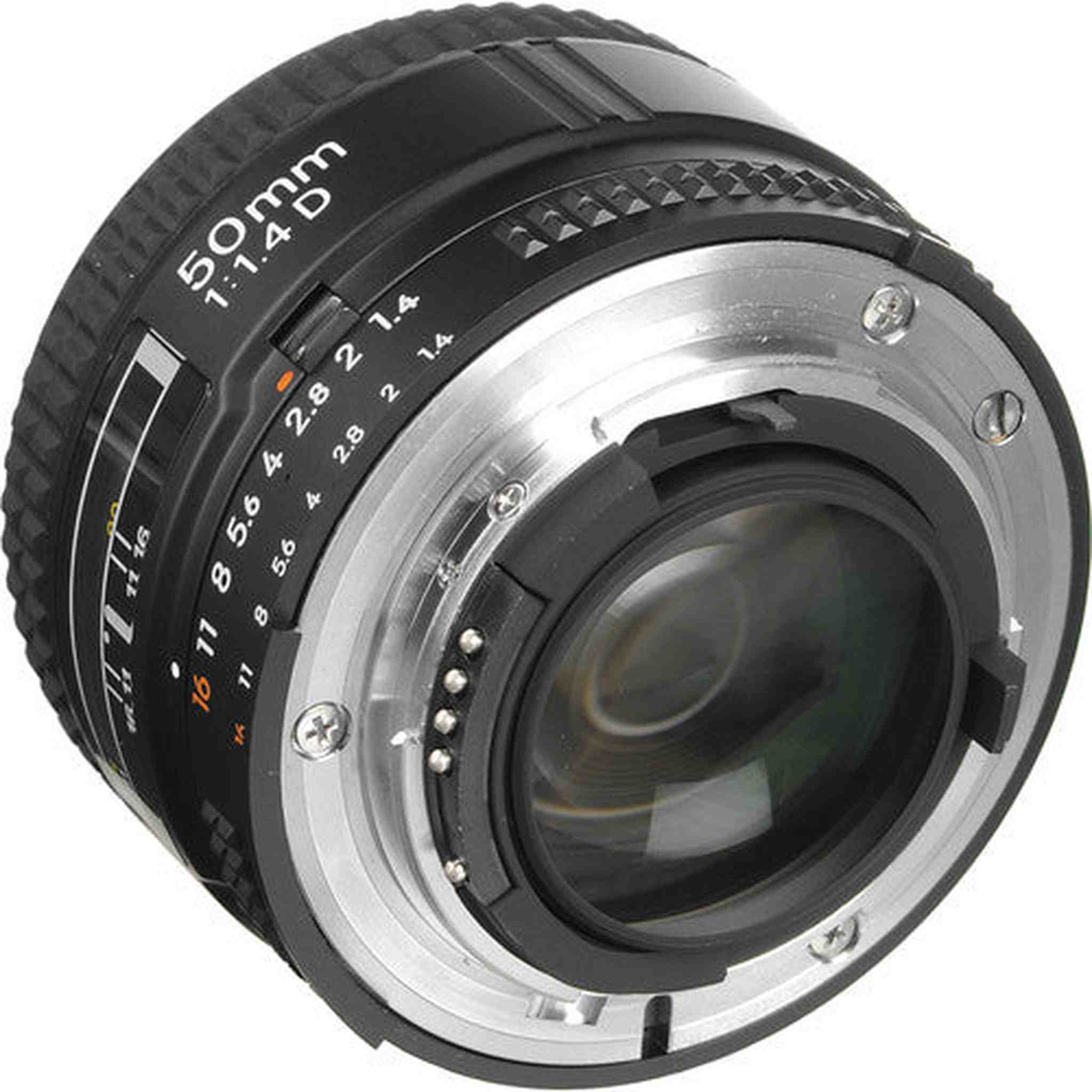 Nikon AF NIKKOR 50mm f/1.4D Lens INTL Model Includes Case and Filter Kits Bundle Nikon