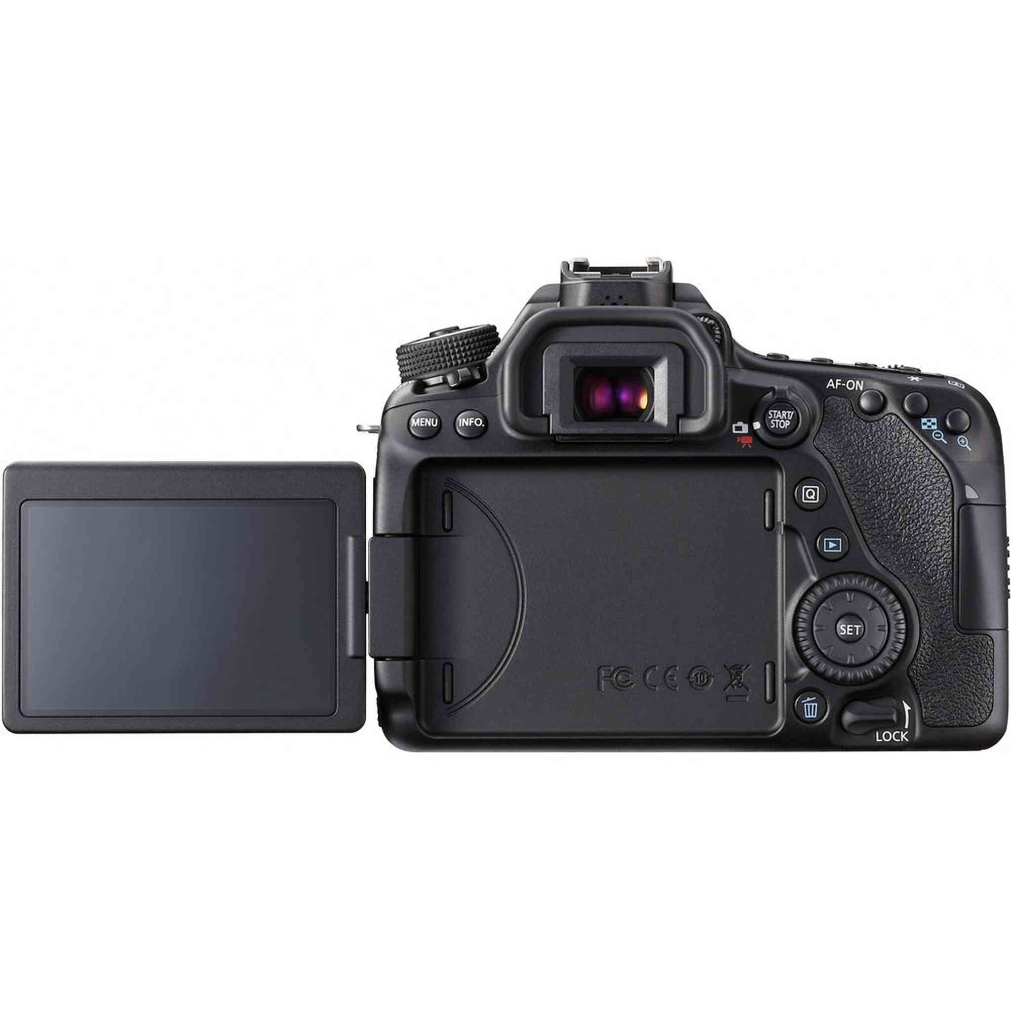 Canon EOS 80D DSLR Camera Body Only 1263C004 - Advanced Bundle Canon