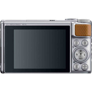 Canon PowerShot SX740 Digital Camera Silver with LED Light, Memory Card Bundle Canon