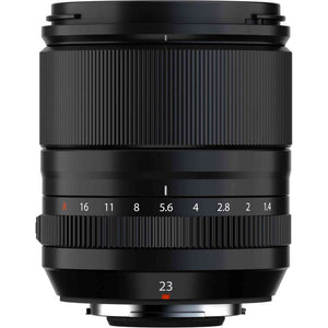 Fujifilm Fujinon XF 23mm f/1.4 R LM WR Prime Lens + 64GB SD Card Bundle Fujifilm