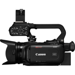 Canon XA60 Professional UHD 4K Camcorder + 4K Monitor + Pro Mic + 2 x 64GB + More Canon