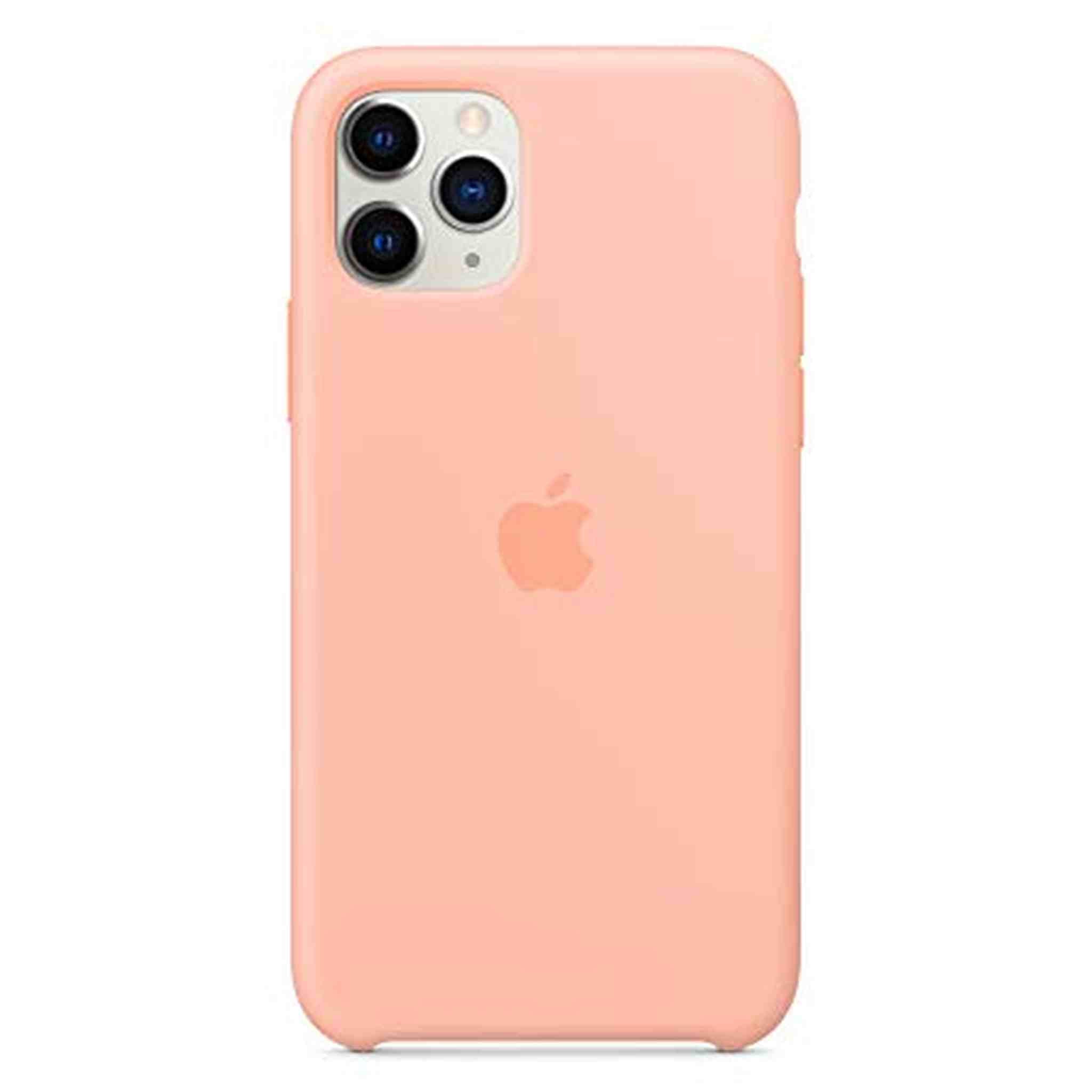 Apple Silicone Case for iPhone 11 Pro - Grapefruit - Used Apple