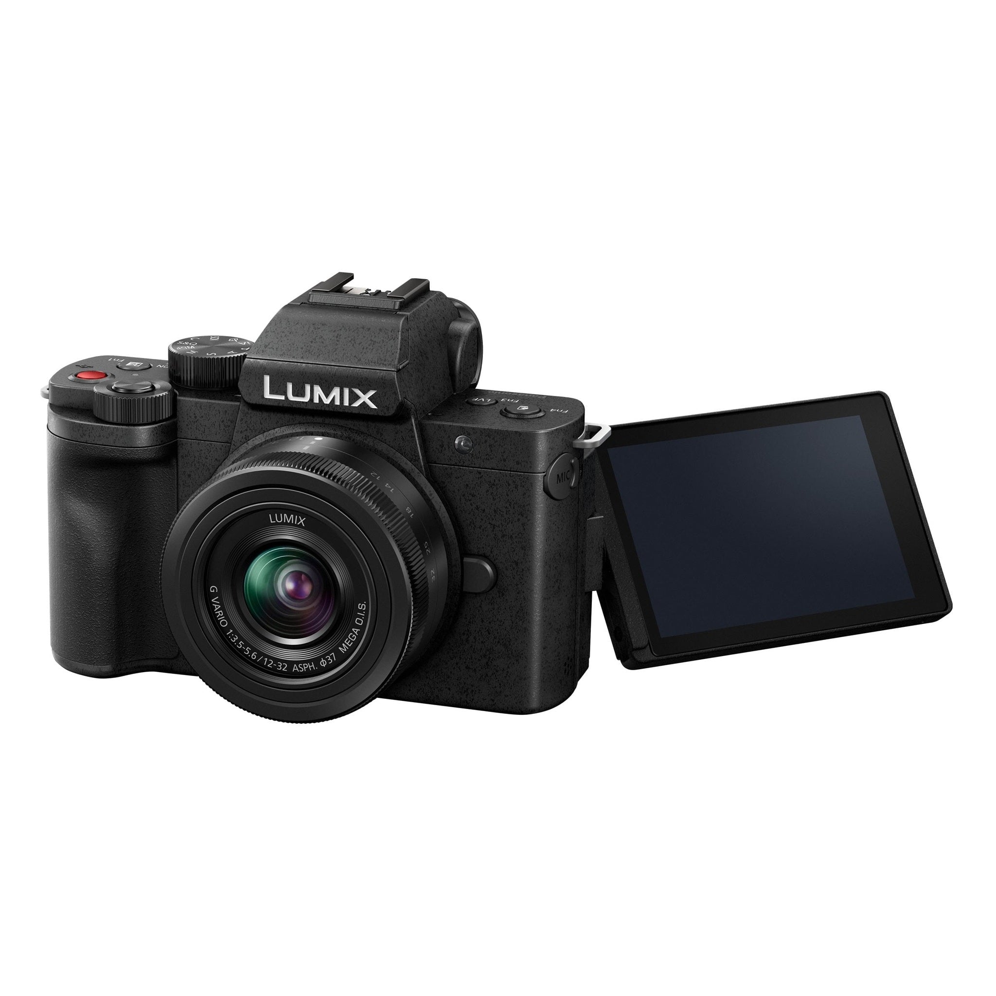 Panasonic LUMIX G100 4k Mirrorless Camera for Photo and Video w/12-32mm Lens, 5-Axis Hybrid I.S, DC-G100KK Black Panasonic