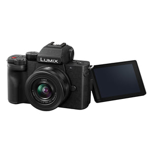 Panasonic LUMIX G100 4k Mirrorless Camera for Photo and Video w/12-32mm Lens, 5-Axis Hybrid I.S, DC-G100KK Black Panasonic