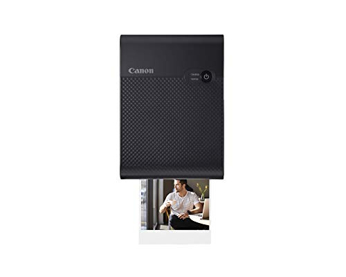 Canon SELPHY QX10 Portable Square Photo Printer for iPhone or Android, Black - Used