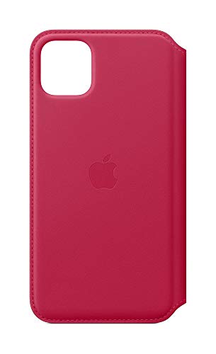 Apple Leather Folio for iPhone 11 Pro Max - Raspberry - Used Apple