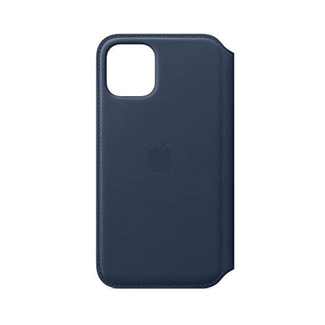Apple Leather Folio for iPhone 11 Pro - Deep Sea Blue - Used Apple