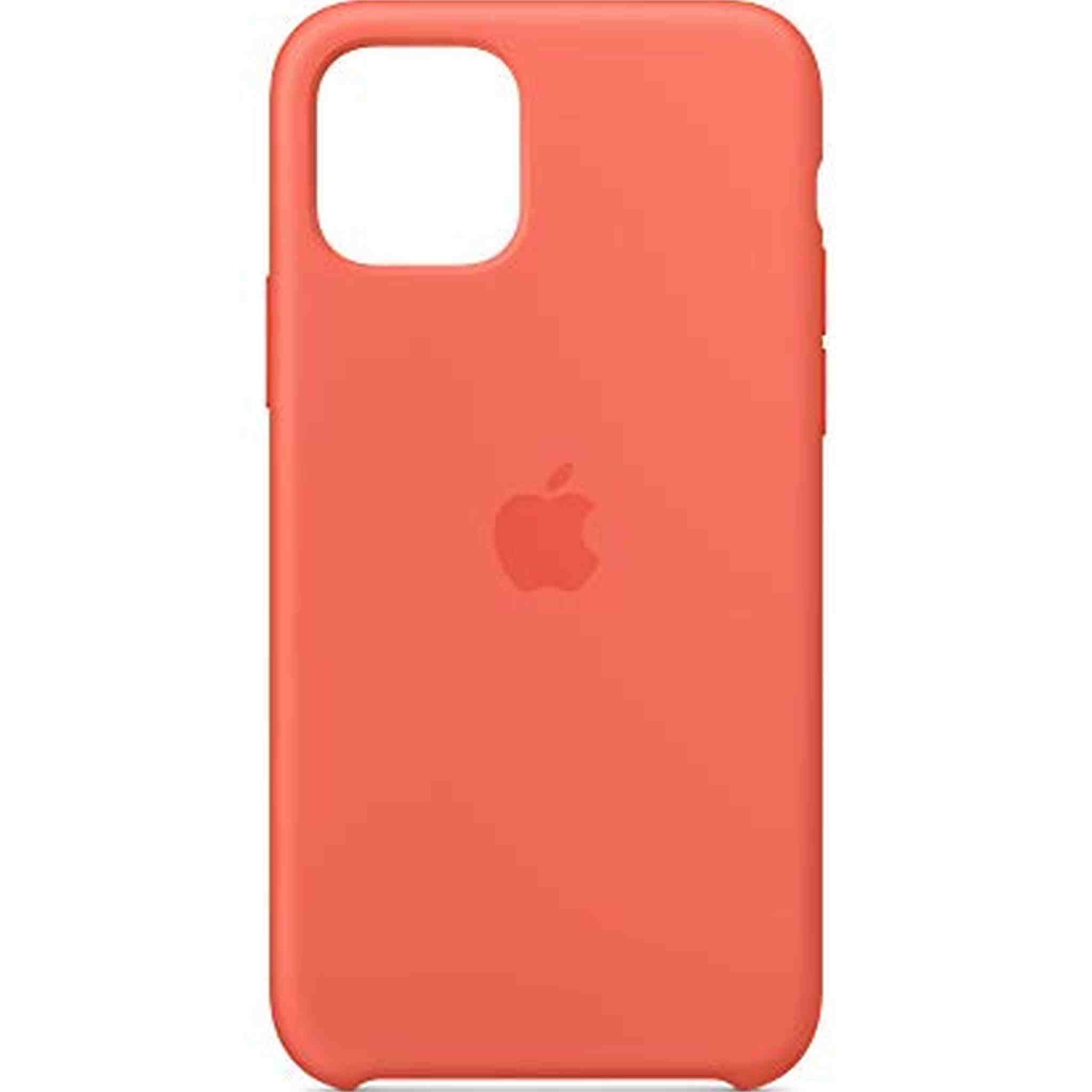Apple Silicone Case for iPhone 11 Pro - Clementine Orange - Used Apple