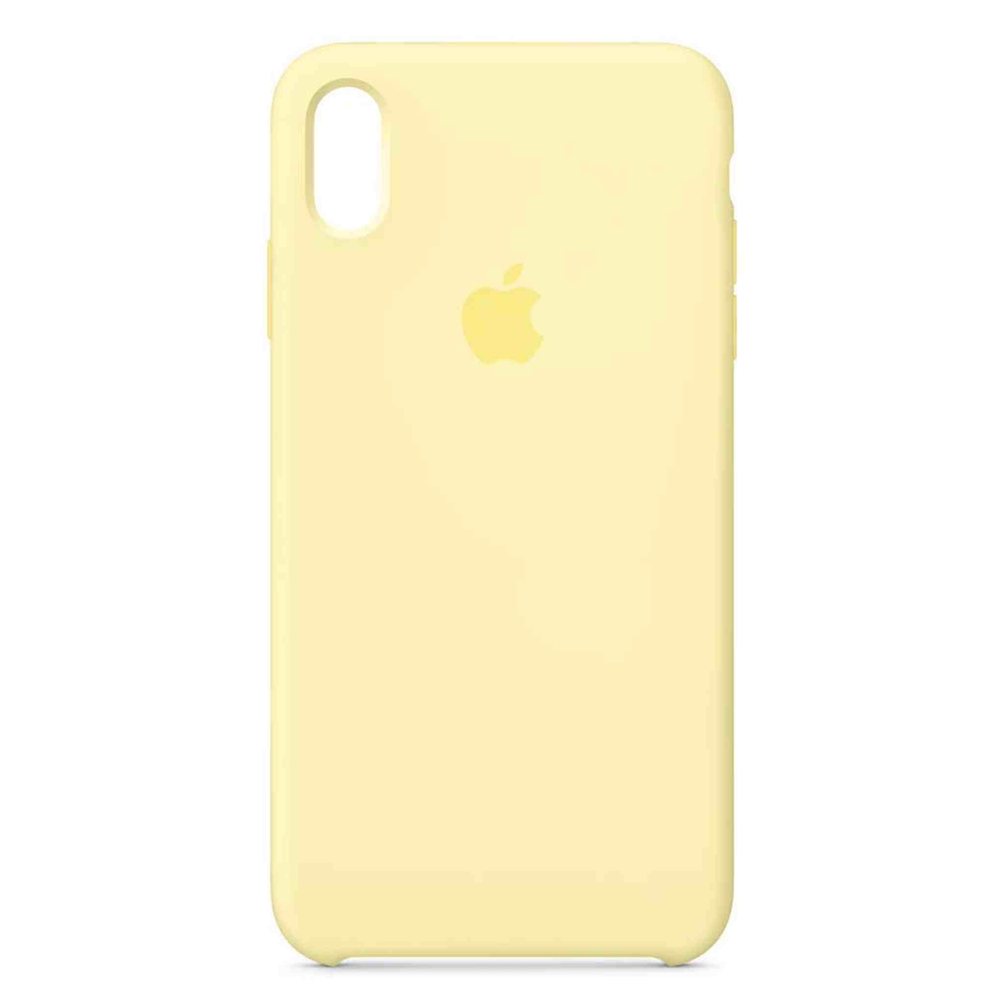 Apple iPhone Xs Max Silicone Case - Mellow Yellow Apple