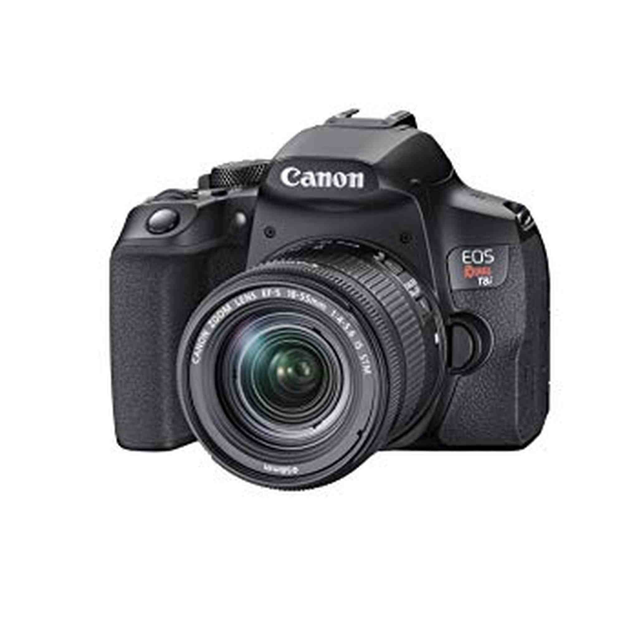 Canon EOS Rebel T8i EF-S 18-55mm is STM Lens Kit, Black - Used