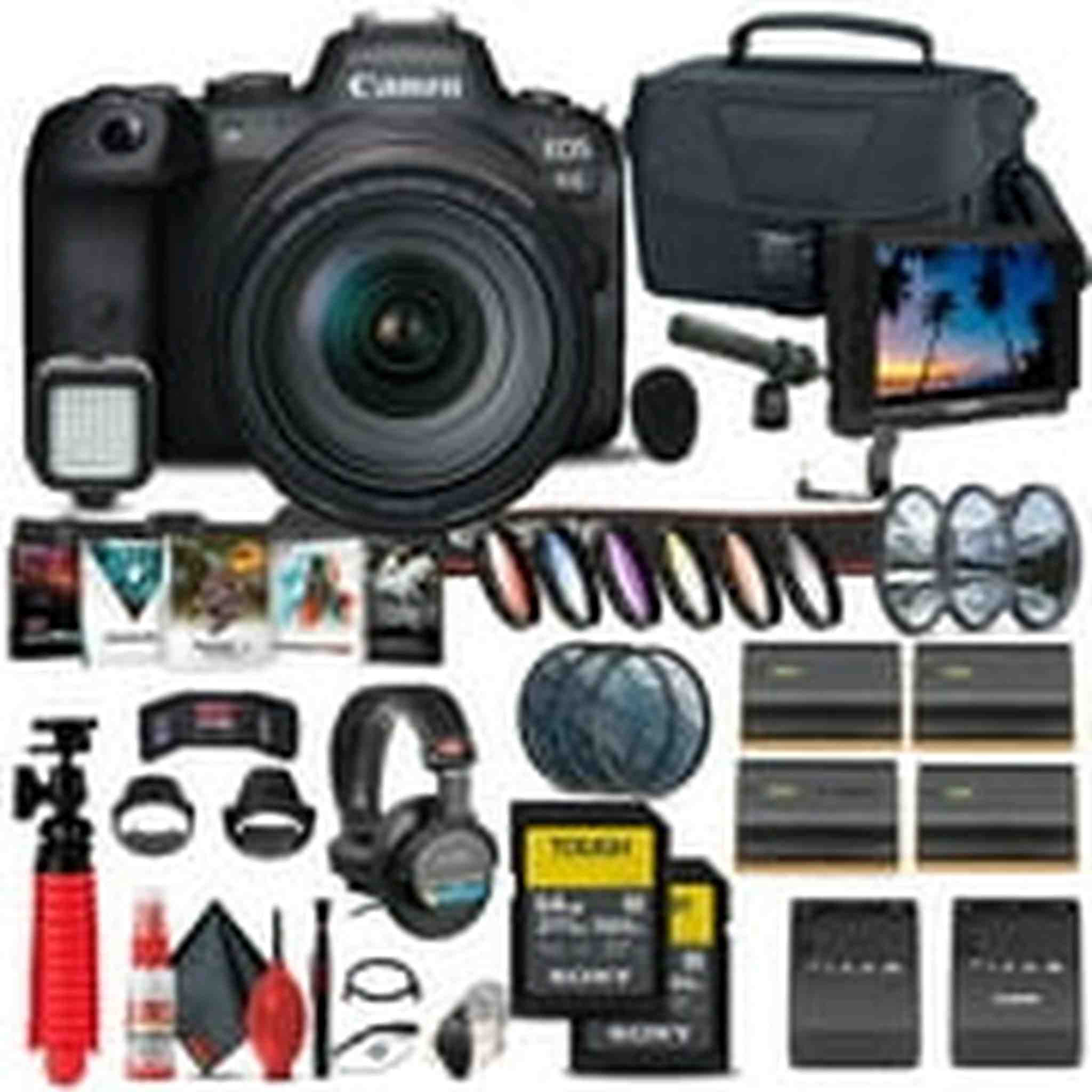 Canon EOS R6 with 24-105mm f/4L Lens Sound Bundle Canon