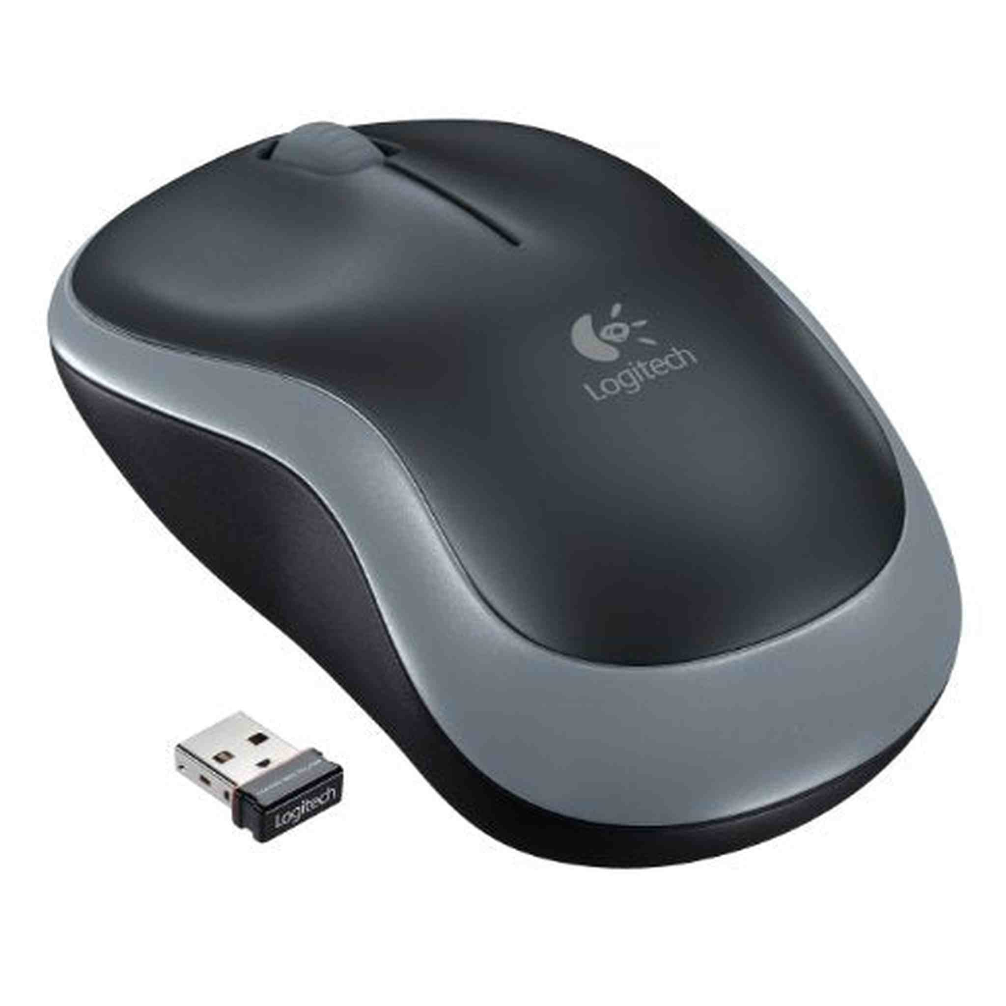 Logitech Wireless Mouse M185 - Swift Gray Logitech
