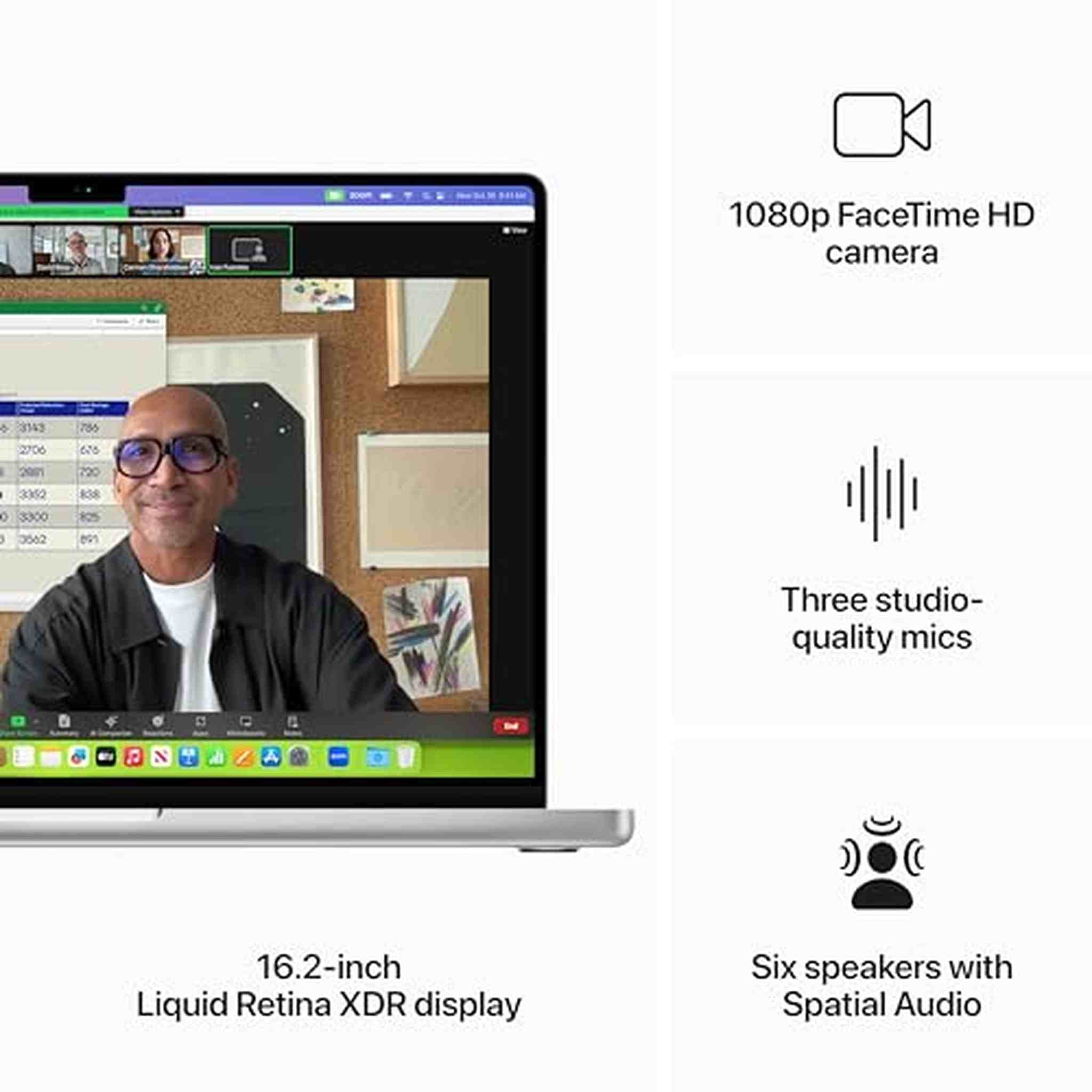 Apple 2023 MacBook Pro Laptop M3 Max chip with 16‑core CPU, 40‑core GPU: 16.2-inch Liquid Retina XDR Display, 48GB Unified Memory, 1TB SSD Storage Silver Apple
