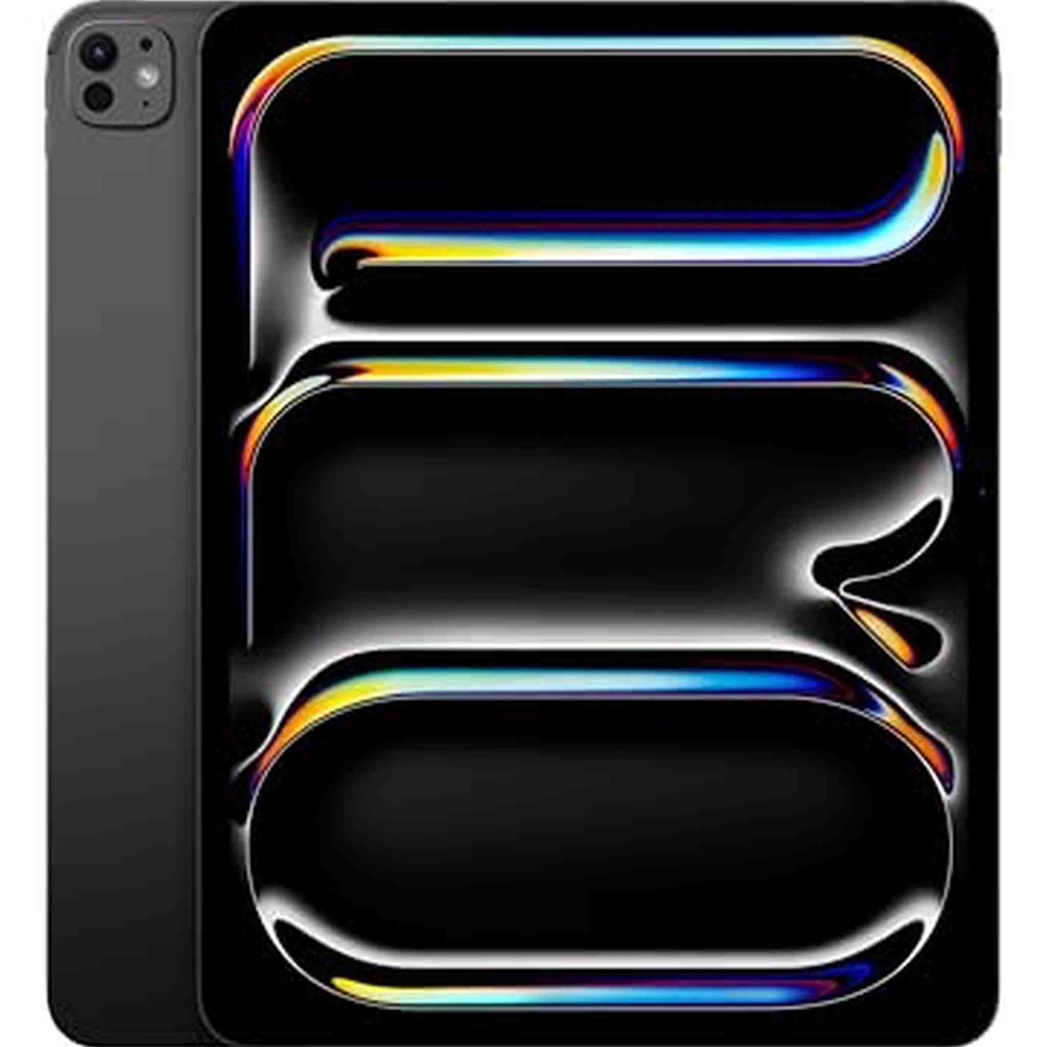 Apple iPad Pro 13-Inch M4 : Ultra Retina XDR Display, 256GB, Landscape 12MP Front Camera/12MP Back Camera, LiDAR Scanner, Wi-Fi 6E, Face ID, All-Day Battery Life - Space Black Apple