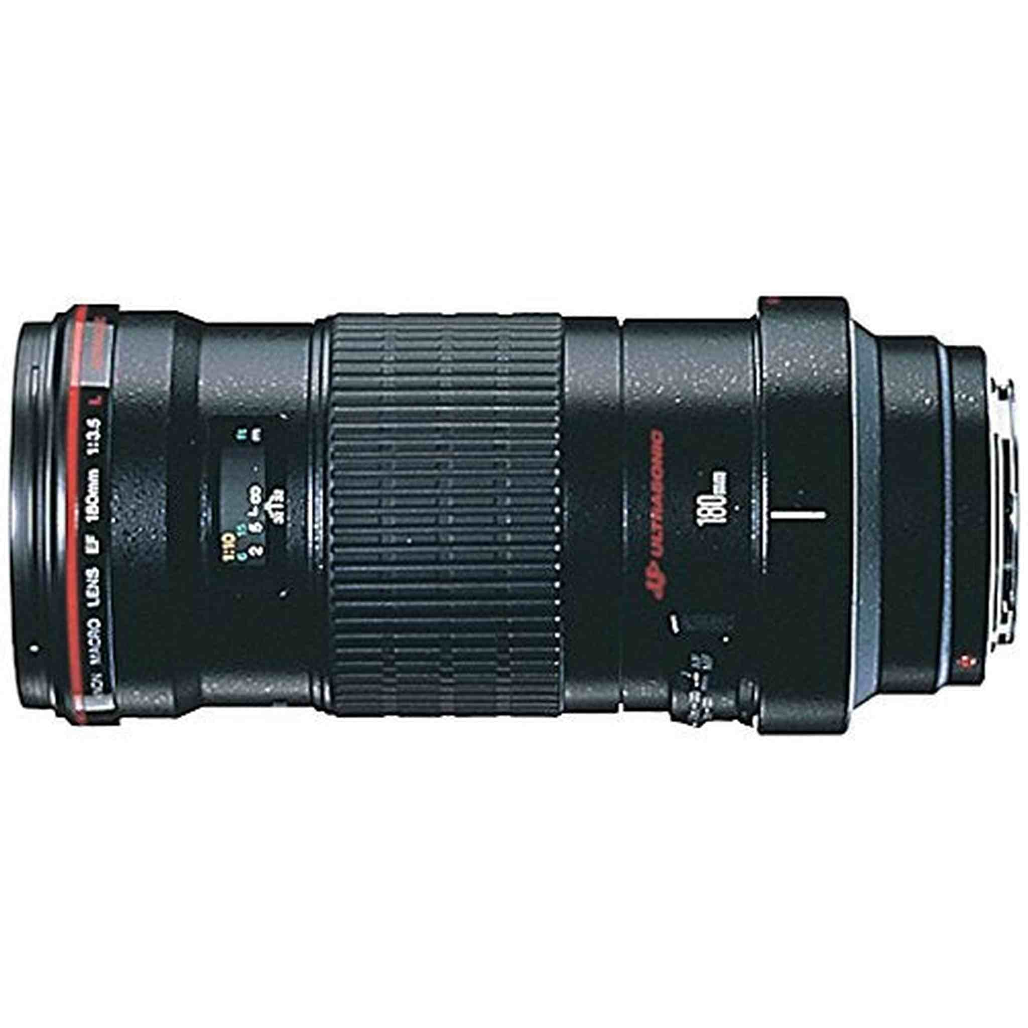 Canon EF 180mm f3.5L Macro USM AutoFocus Telephoto Lens for Canon SLR Cameras (Certified Refurbished) - Reconditioned