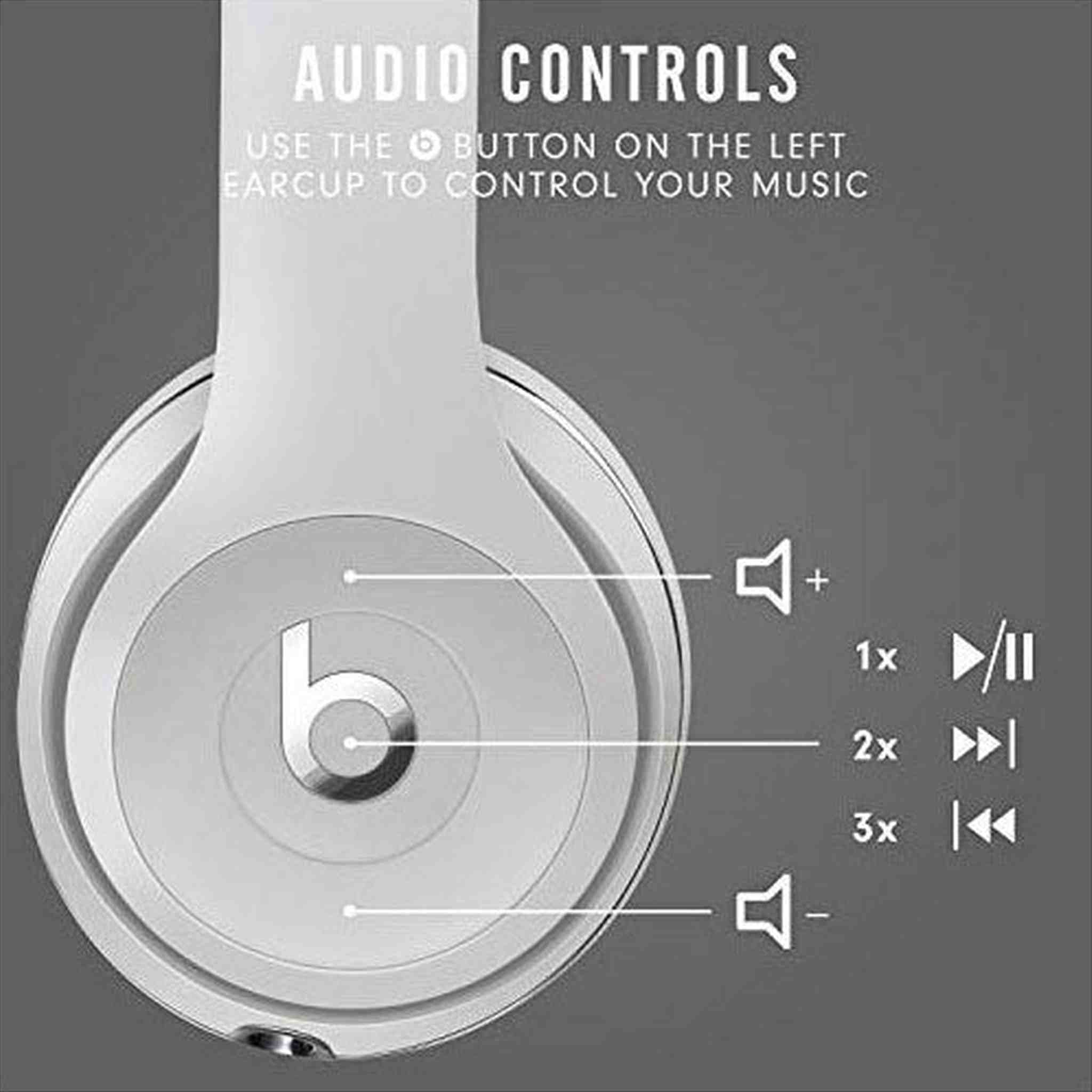 Beats Solo3 Wireless On-Ear Headphones - Satin Silver Latest Model Beats