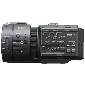 Sony NEX-FS700R Super 35 Camcorder Body Only Accessory Bundle with Memory Card Kit, Carrying Case, 7" Monitor, Condenser Mic, Stereo Headphones Bundle Sony