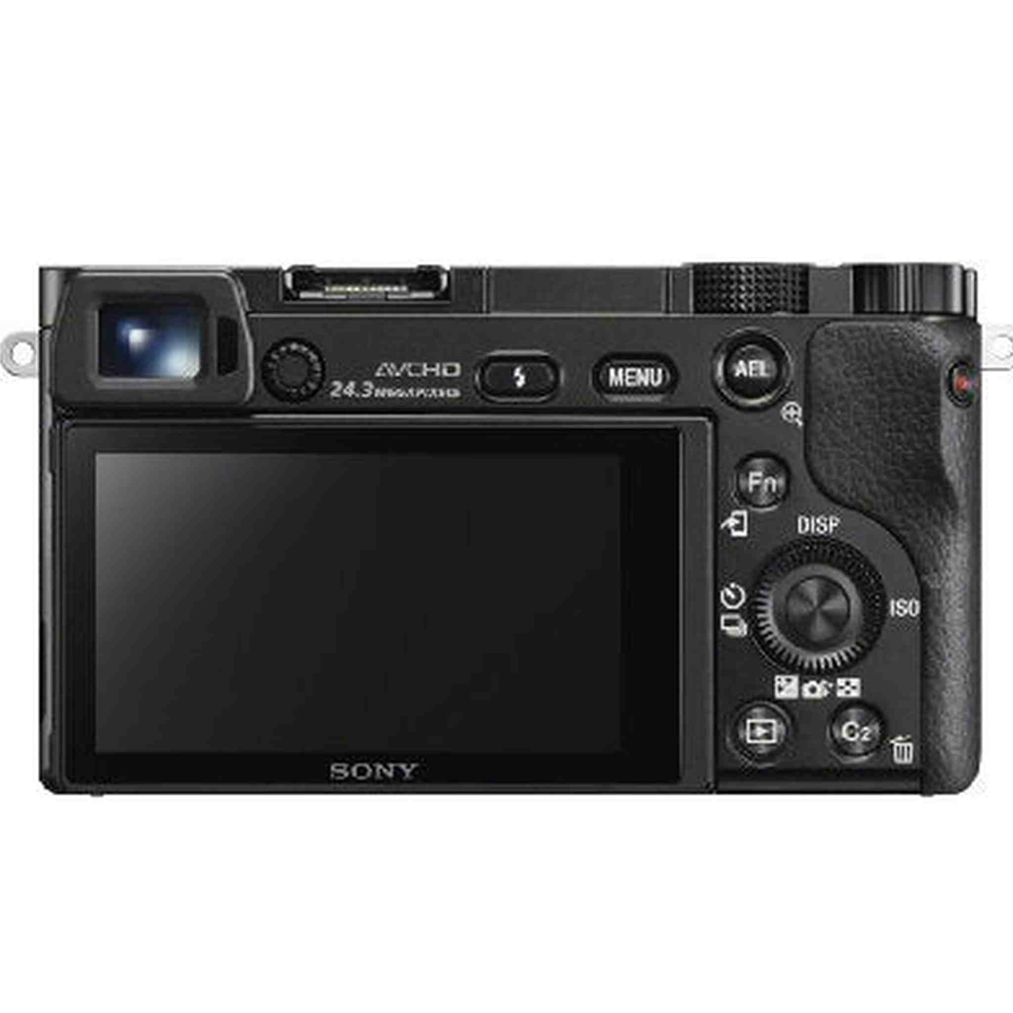 Sony a6000 mirrorless Camera Bundle 16-50mm F3.5-5.6 and 55-210mm F4.5-6.3 Lens, 32GB Card, case Renewed - Reconditioned Sony