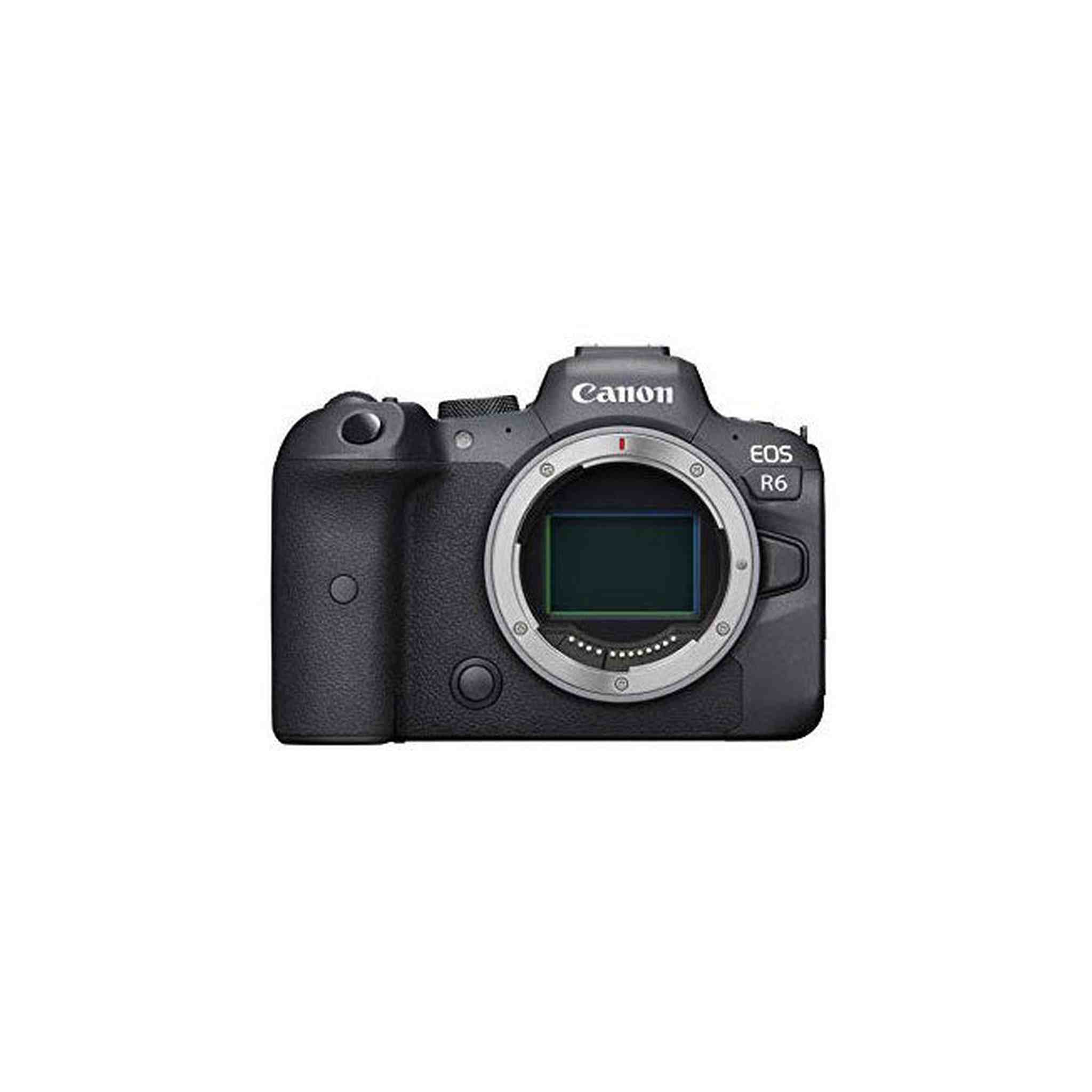 Canon EOS R6 Full-Frame Mirrorless Camera with 4K Video, Full-Frame CMOS Senor, DIGIC X Image Processor, Dual UHS-II SD Memory Card Slots, and Up to 12 fps with Mechnical Shutter, Body Only - Used