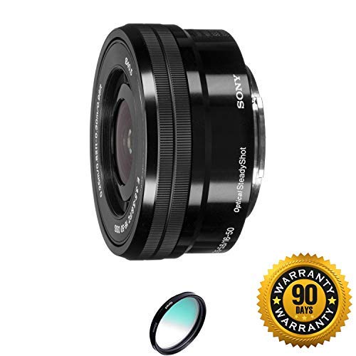Sony E PZ 16-50mm f/3.5-5.6 OSS Lens with UV Filter Renewed - Reconditioned Sony