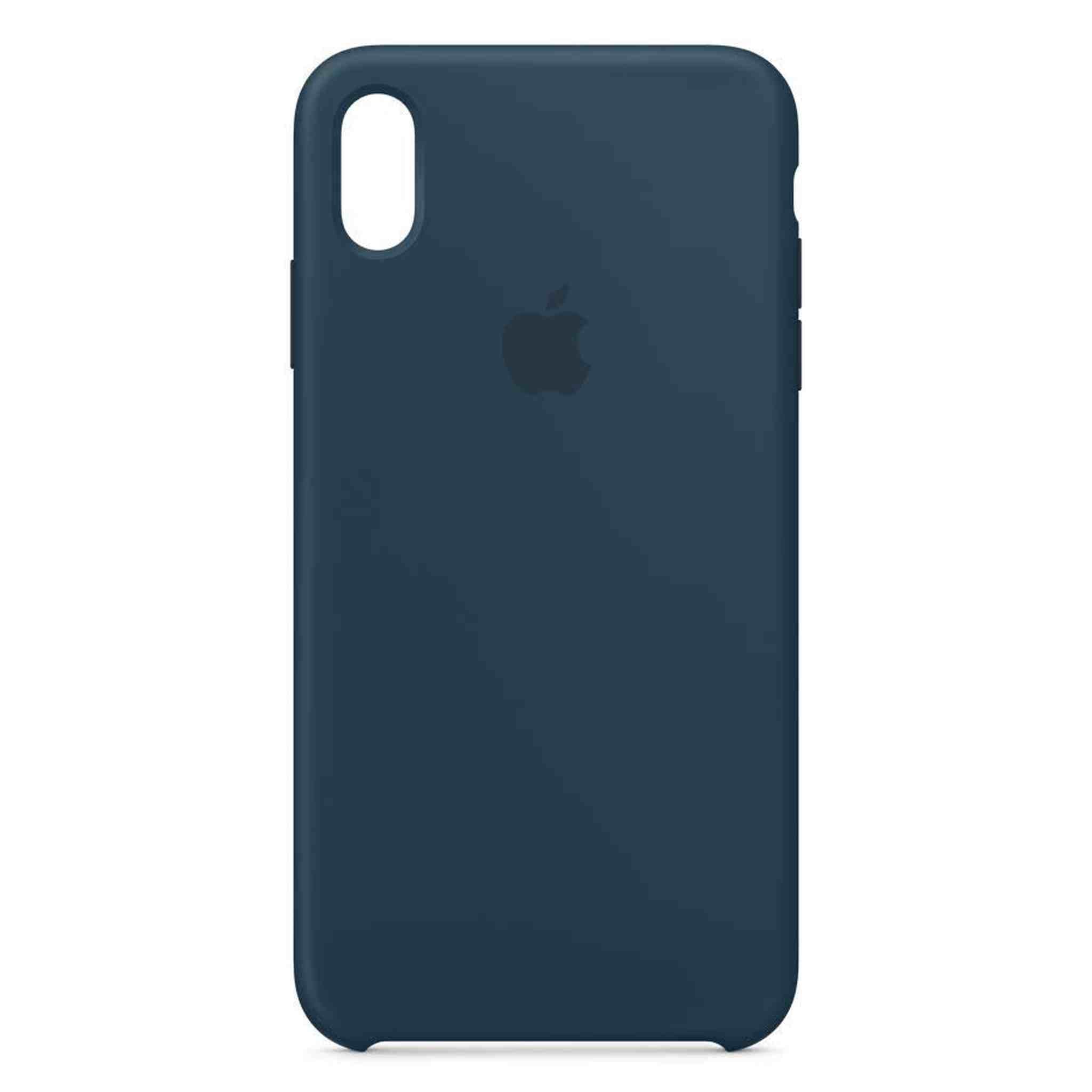 Apple iPhone Xs Max Silicone Case - Pacific Green Apple