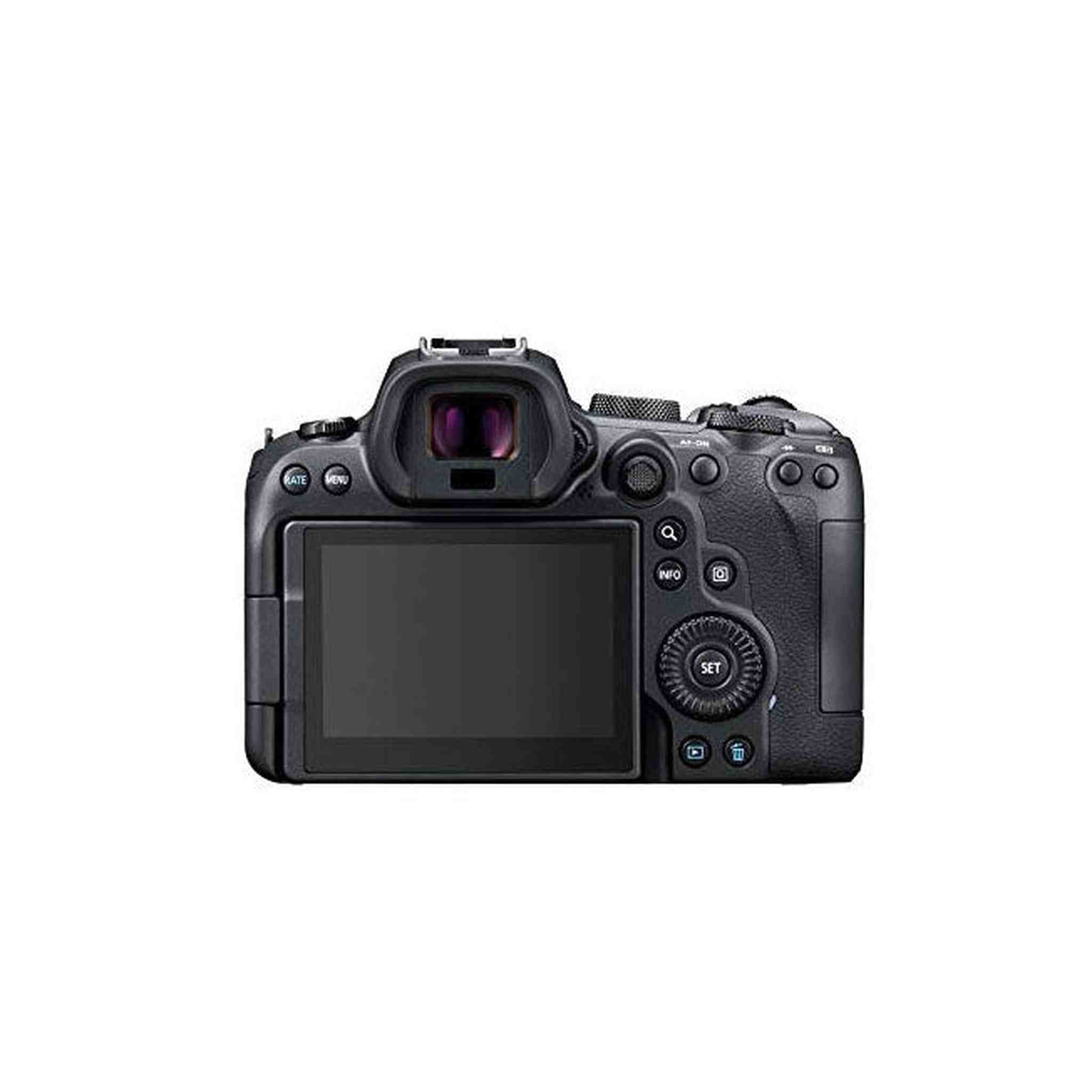 Canon EOS R6 Full-Frame Mirrorless Camera with 4K Video, Full-Frame CMOS Senor, DIGIC X Image Processor, Dual UHS-II SD Memory Card Slots, and Up to 12 fps with Mechnical Shutter, Body Only - Used