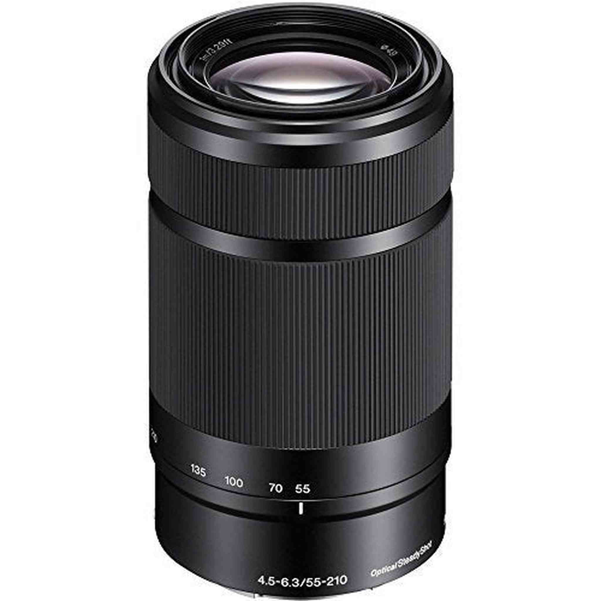 Sony Alpha a5100 Mirrorless Digital Camera with 16-50mm Lens White + Sony E 55-210mm f/4.5-6.3 OSS E-Mount Lens 32GB Bundle Sony