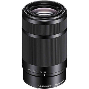 Sony Alpha a5100 Mirrorless Digital Camera with 16-50mm Lens White + Sony E 55-210mm f/4.5-6.3 OSS E-Mount Lens 32GB Bundle Sony