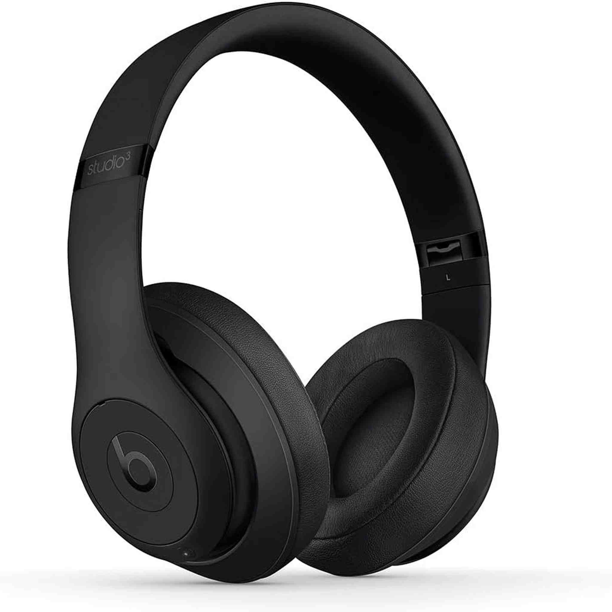 Beats Studio3 Wireless Noise Cancelling Over-Ear Headphones Matte Black Latest Model Beats