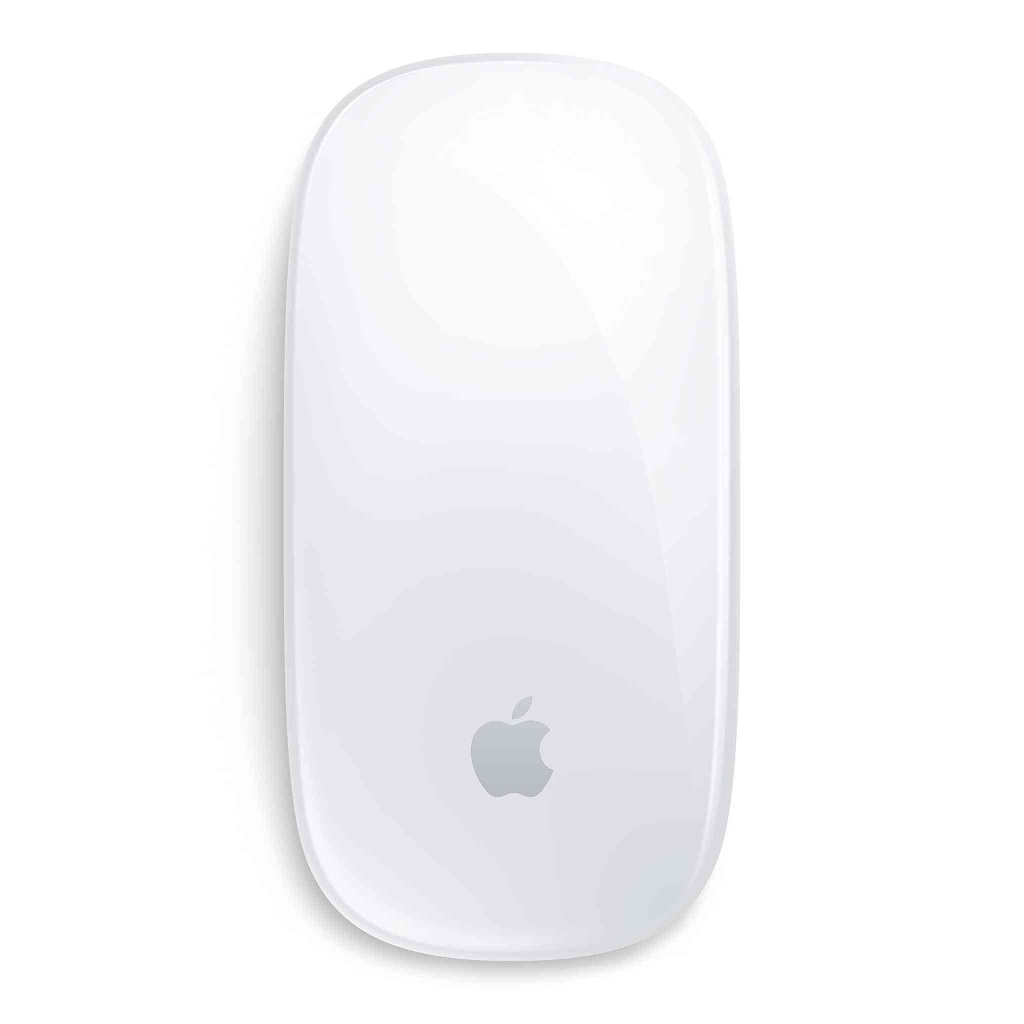 Apple Magic Mouse Wireless, Rechargable - White Multi-Touch Surface Apple