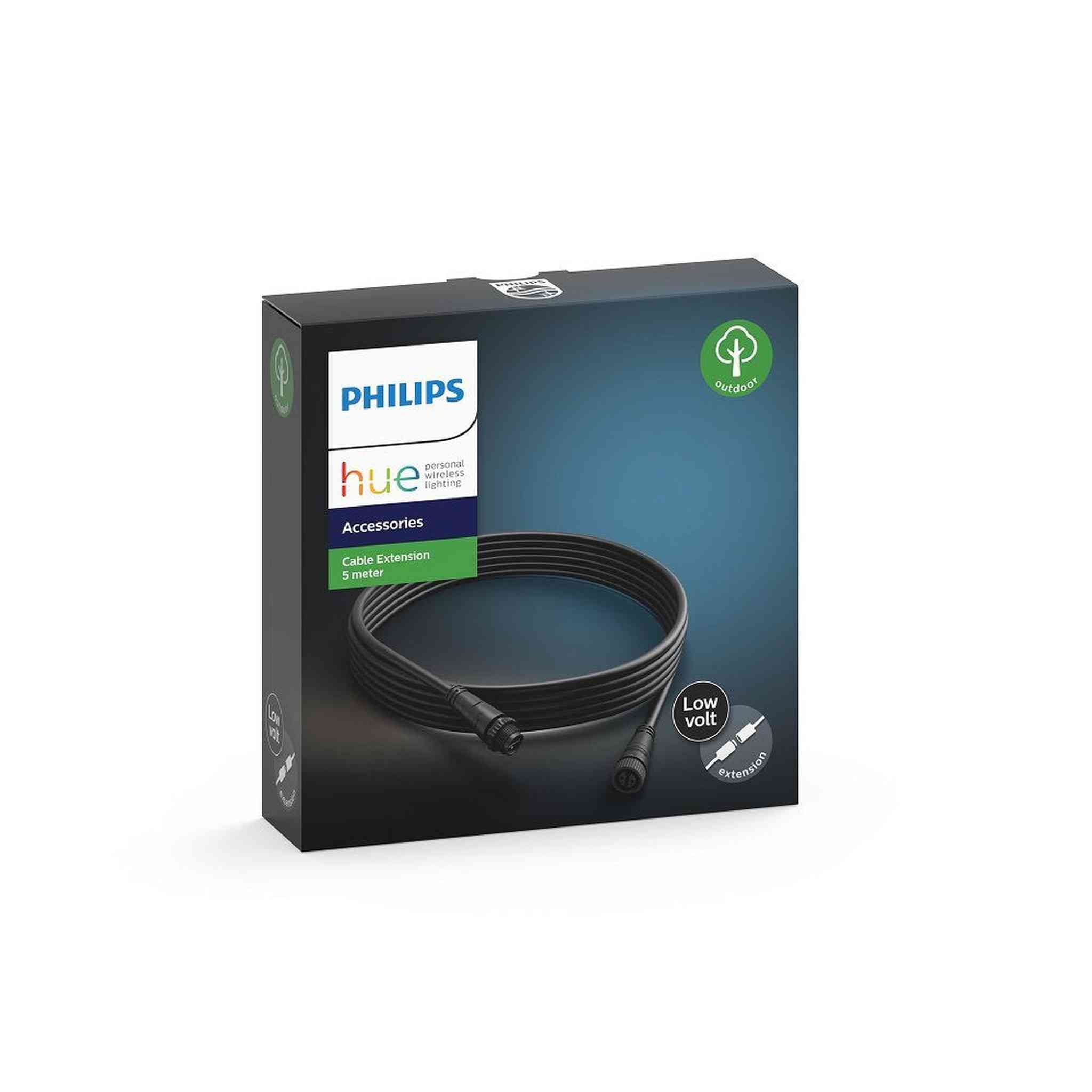 Outdoor Low voltage Cable extension for use with Philips Hue Calla and Lily Outdoor lights Philips Hue