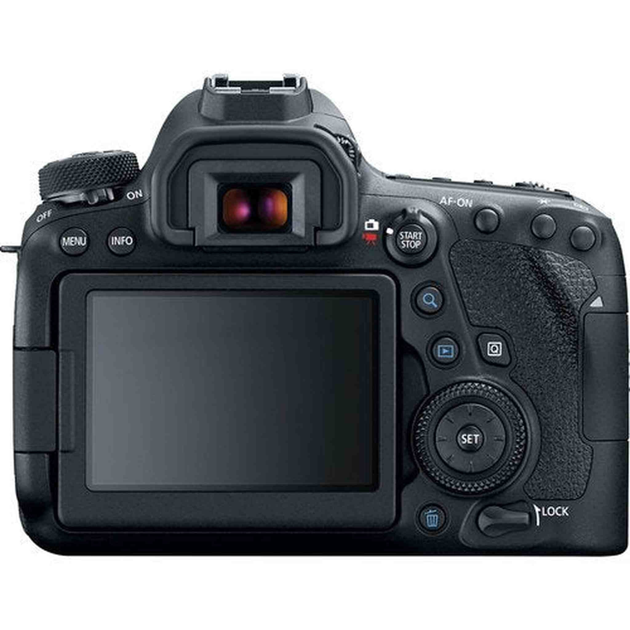 Canon EOS 6D Mark II DSLR Camera Body Only 9 Piece Filter w/Memory Bundle + EF 100mm f/2.8L Macro is USM Lens - Intern Canon