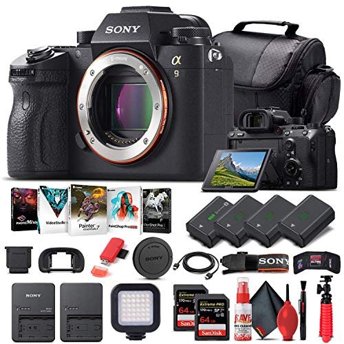 Sony Alpha a9 Mirrorless Camera Body Only ILCE9/B - Pro Bundle - Reconditioned Sony