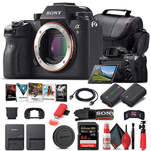 Sony Alpha a9 Mirrorless Camera Body Only ILCE9/B - Basic Bundle - Reconditioned Sony