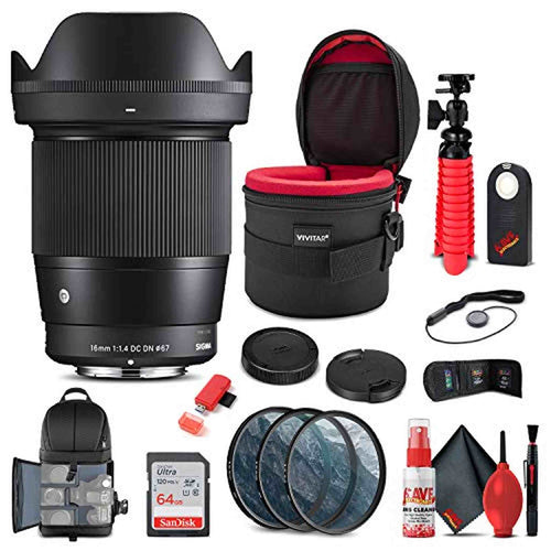 Sigma 17-50mm f/2.8 EX DC OS HSM Lens for Canon EF 583101 Bundle Sigma