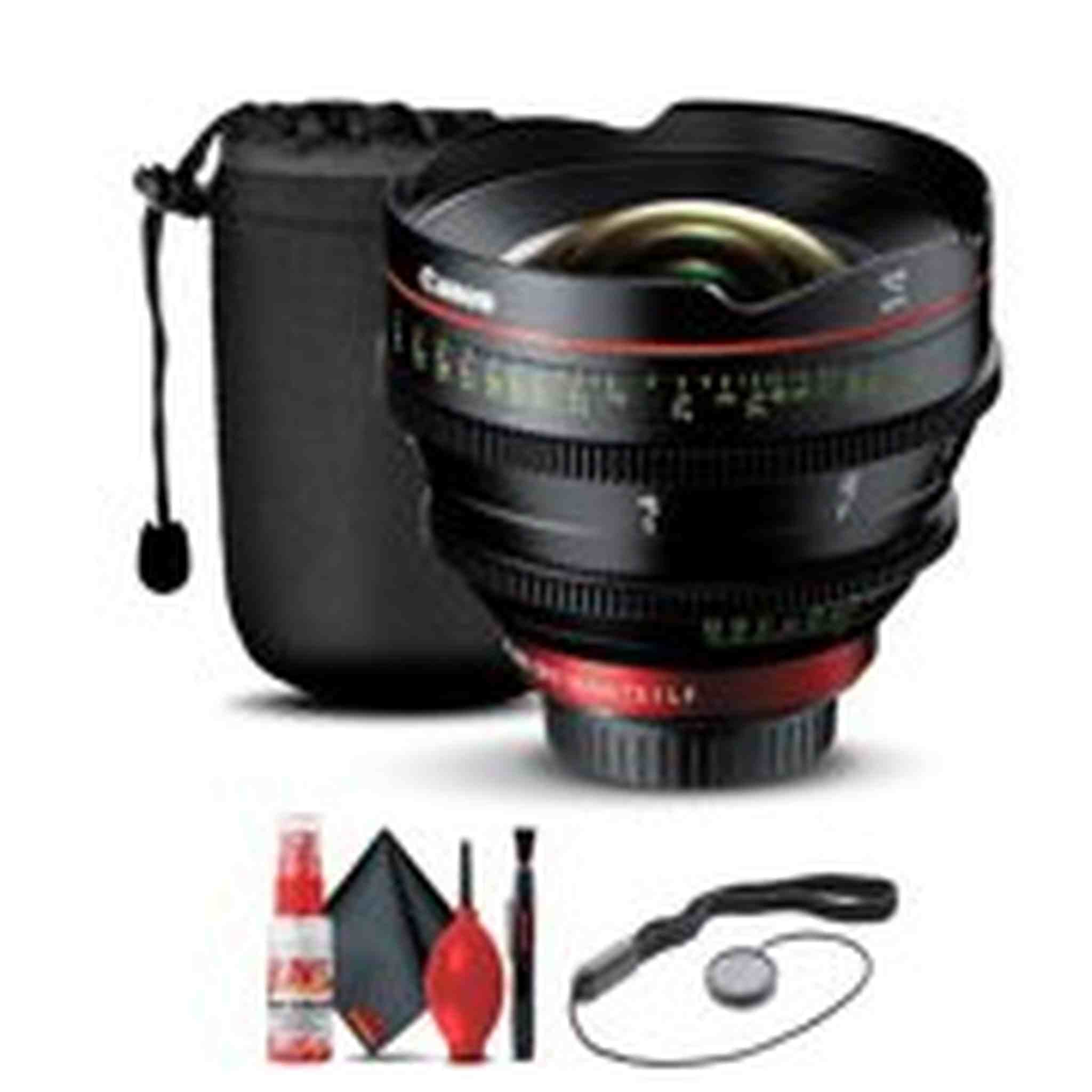 Canon CN-E 14mm T3.1 L F Cinema Prime Lens EF Mount 8325B001 Base Bundle Canon