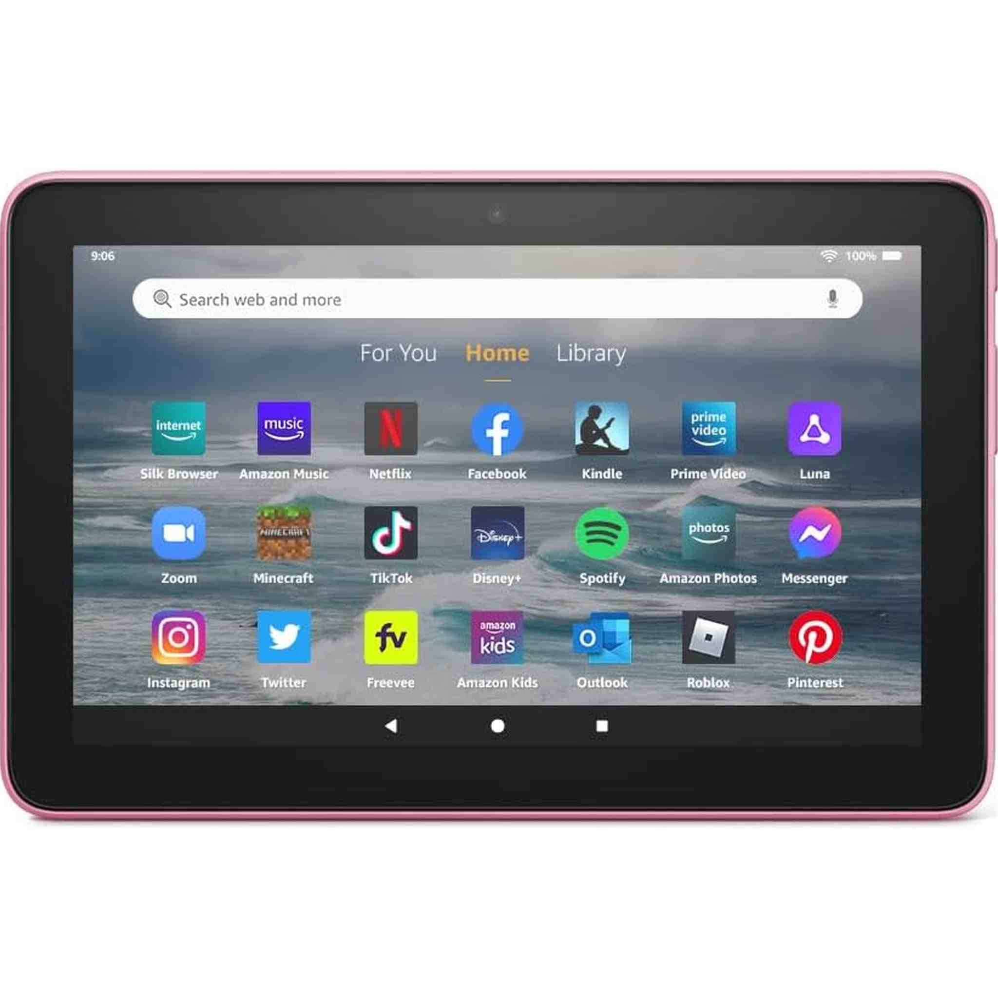Amazon Fire 7 tablet, 7” display, read and watch, under $60 with 10-hour battery life, 2022 release , 32 GB, Rose Amazon