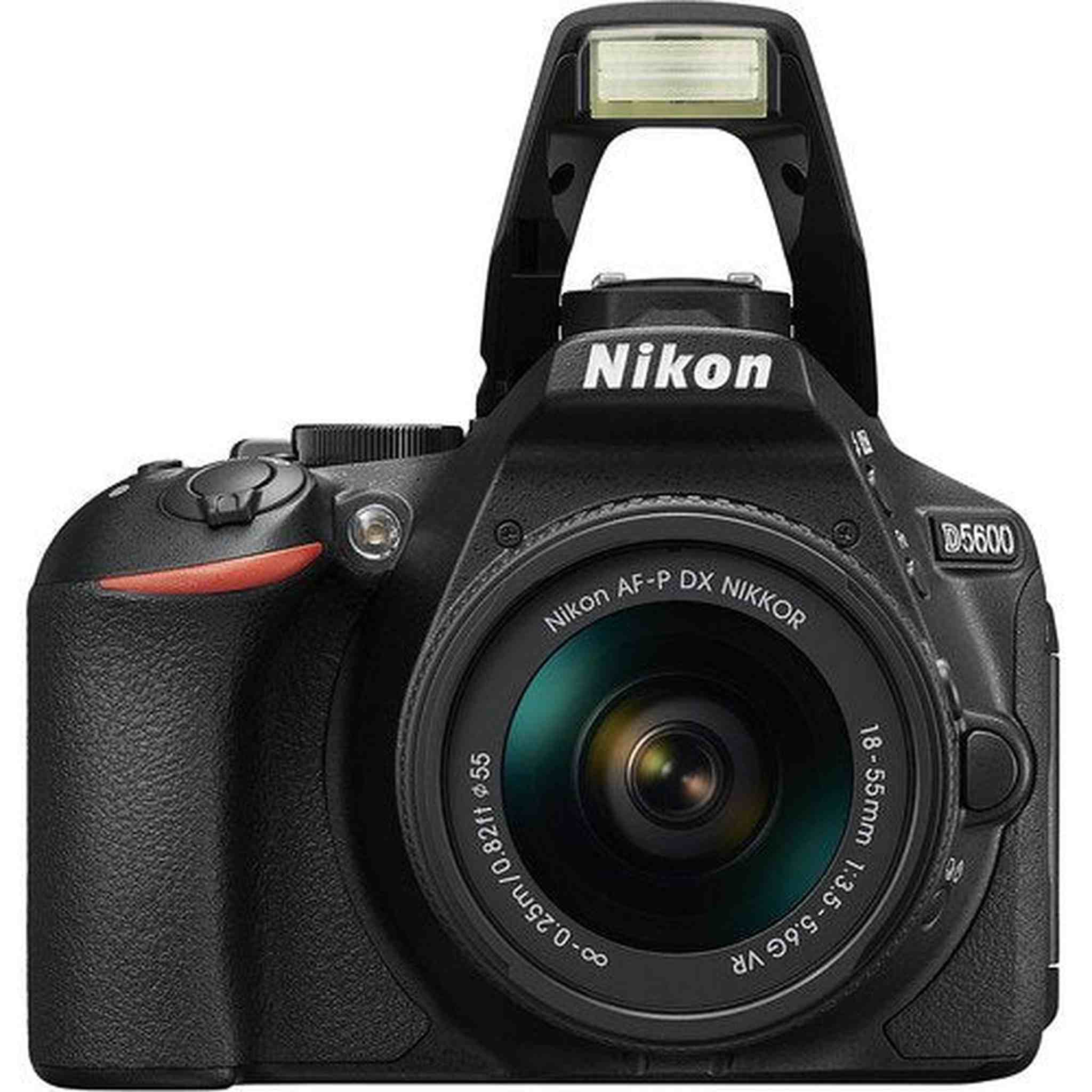 Nikon D5600 DSLR Camera with 18-55mm Lens Basic Bundle Nikon