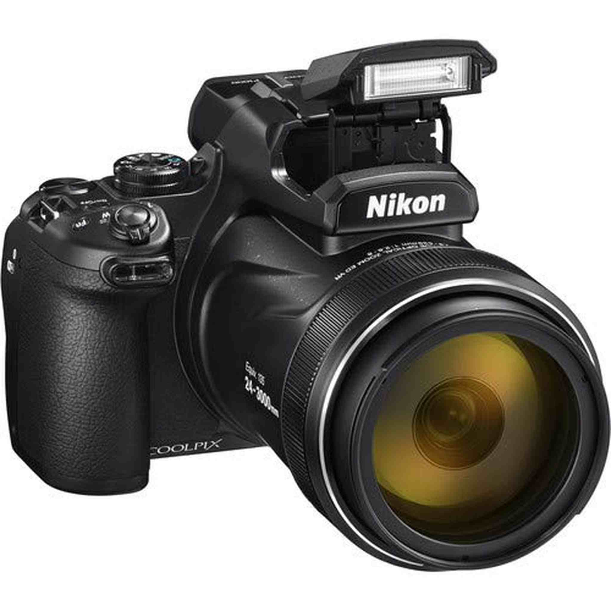 Nikon COOLPIX P1000 16.7 Digital Camera with 3.2" LCD, Black - Bundle Kit with 32GB Memory Card + UV Filter + More - Int Nikon