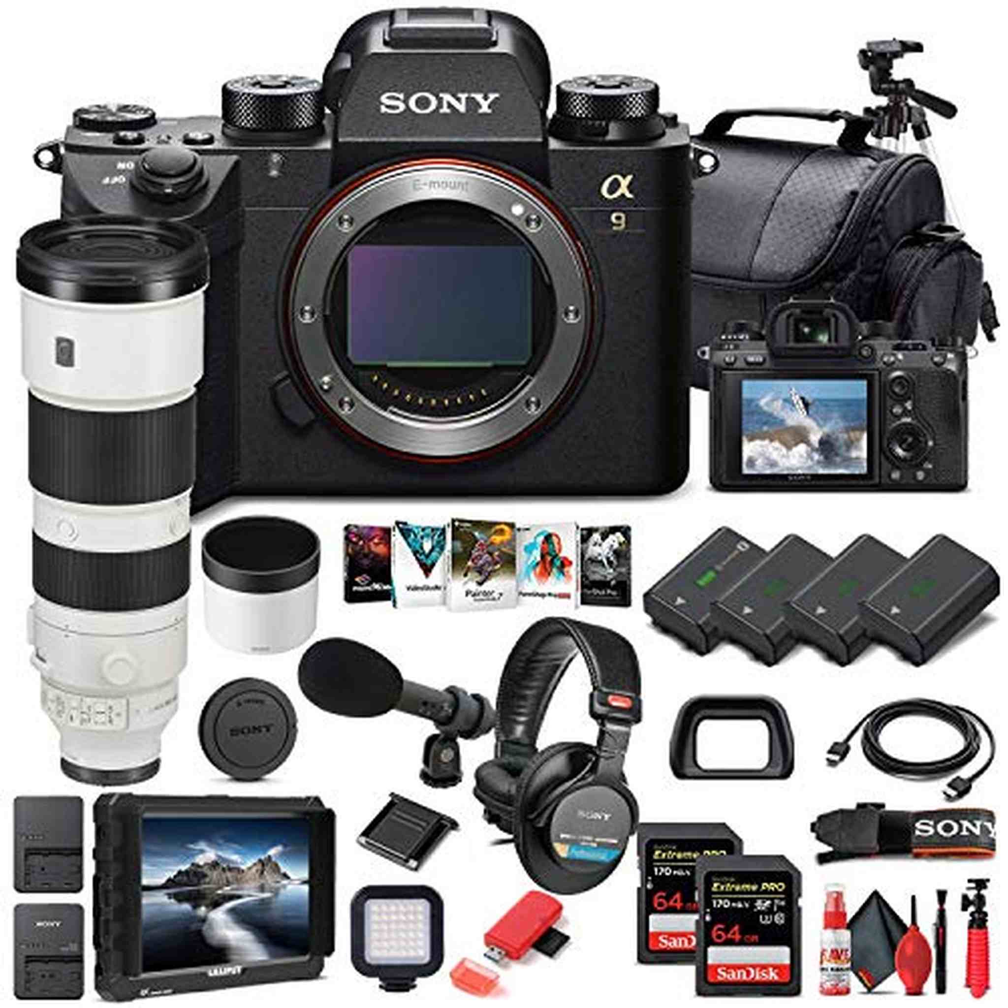 Sony Alpha a9 II Mirrorless Camera W/ Sony FE 200-600mm Lens - Pro Bundle - Reconditioned Sony