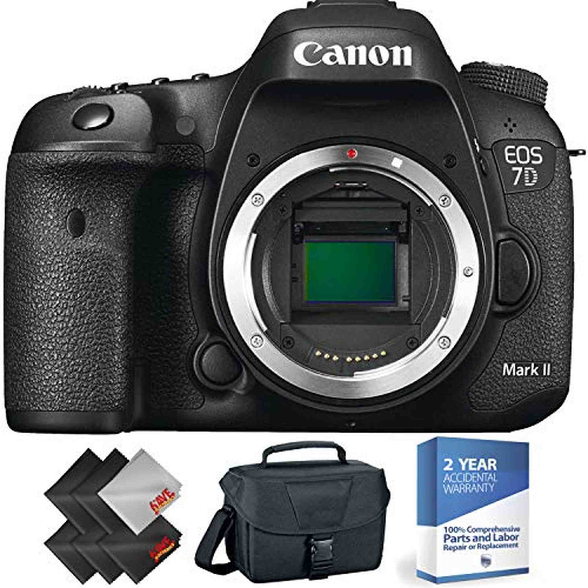 Canon EOS 7D Mark II DSLR Camera Body Only + 2 Year Accidental Warranty Canon