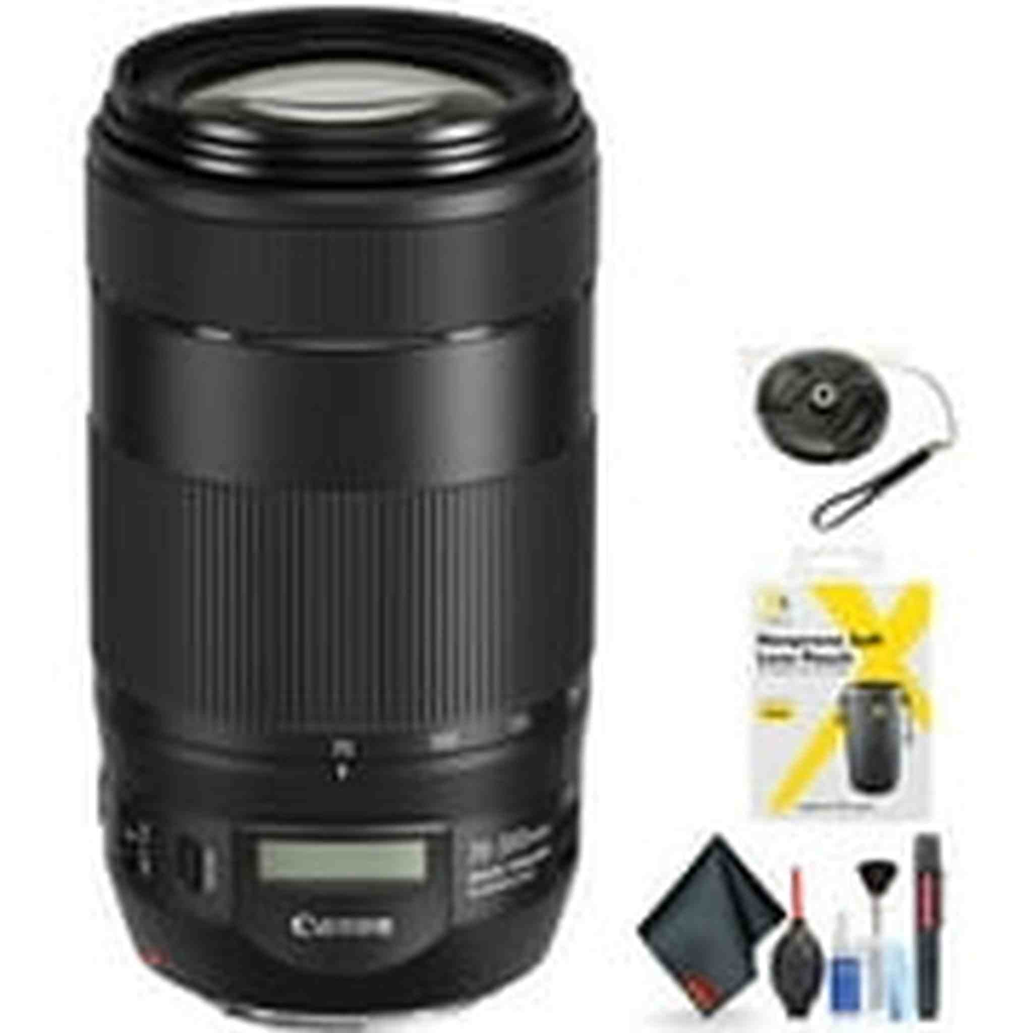 Canon EF 70-300mm f/4-5.6 is II USM Lens for Canon EF Mount + Accessories International Model with 2 Year Warranty Canon