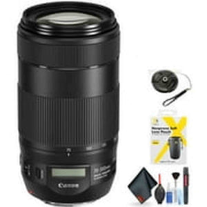 Canon EF 70-300mm f/4-5.6 is II USM Lens for Canon EF Mount + Accessories International Model with 2 Year Warranty Canon