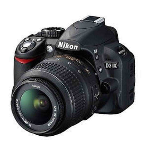 Nikon D3100 14.2MP DX-Format DSLR Digital Camera Body Only No Lens - Black Bundle Nikon
