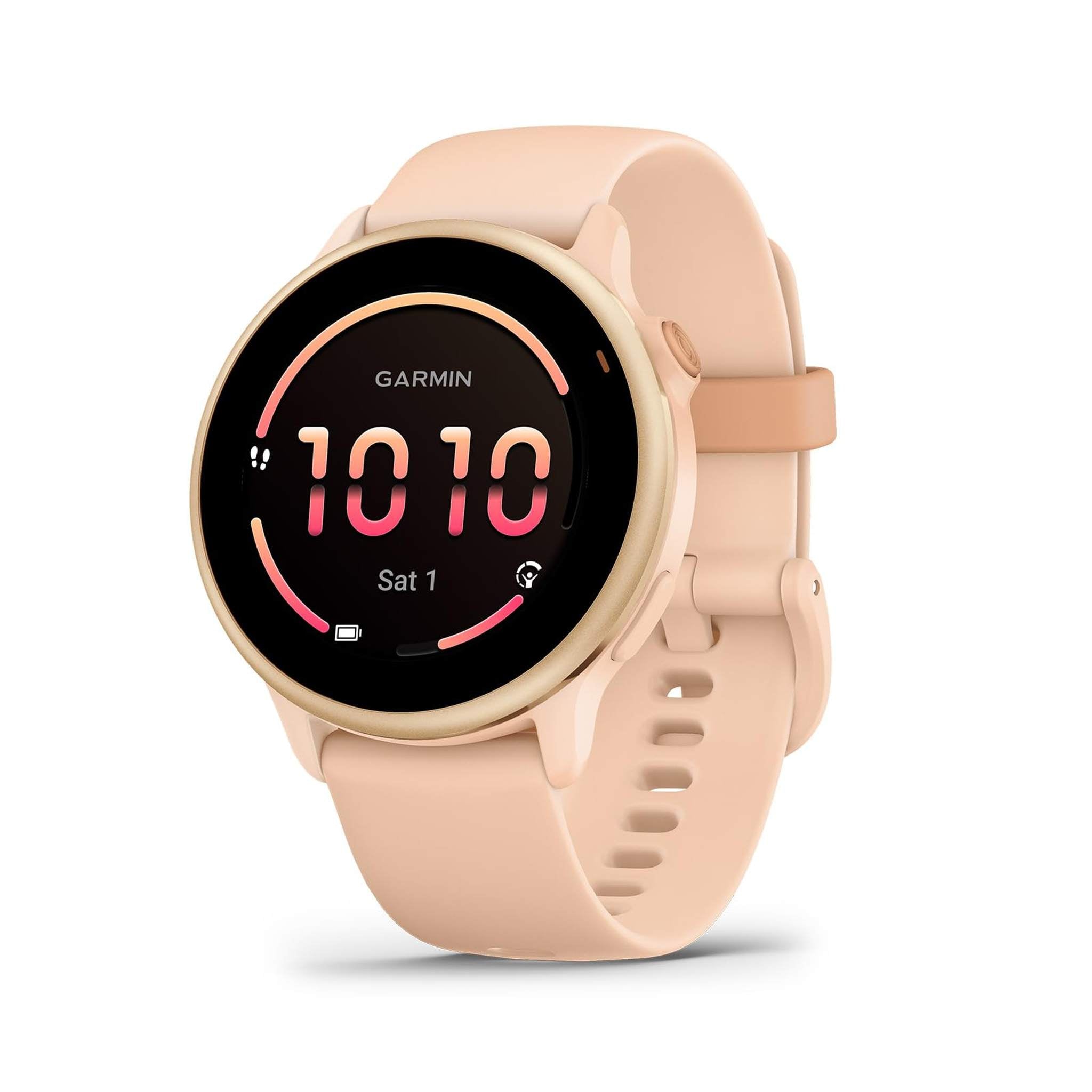 Garmin vívoactive® 6, Health and Fitness GPS Smartwatch, AMOLED Display, Up to 11 Days of Battery, Metallic Pink Dawn with Pink Dawn Band Garmin