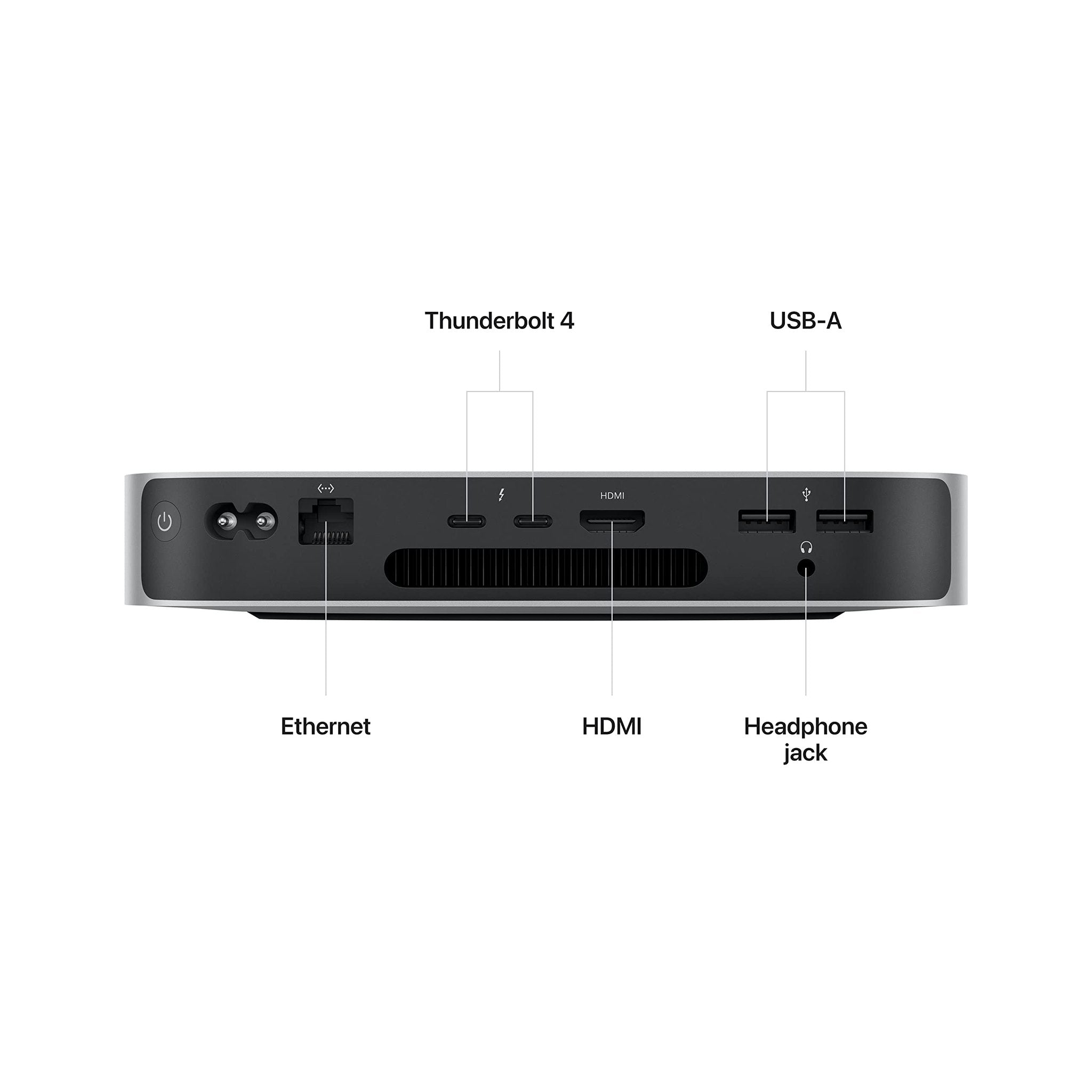 Apple 2023 Mac Mini Desktop Computer M2 chip with 8‑core CPU and 10‑core GPU, 8GB Unified Memory, 512GB SSD Storage, Gigabit Ethernet. Works with iPhone/iPad Apple