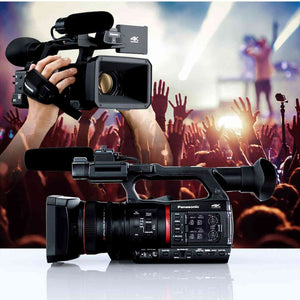 Panasonic AG-CX350 4K Camcorder with 128GB Memory Card - Pro Video Light Bundle Panasonic