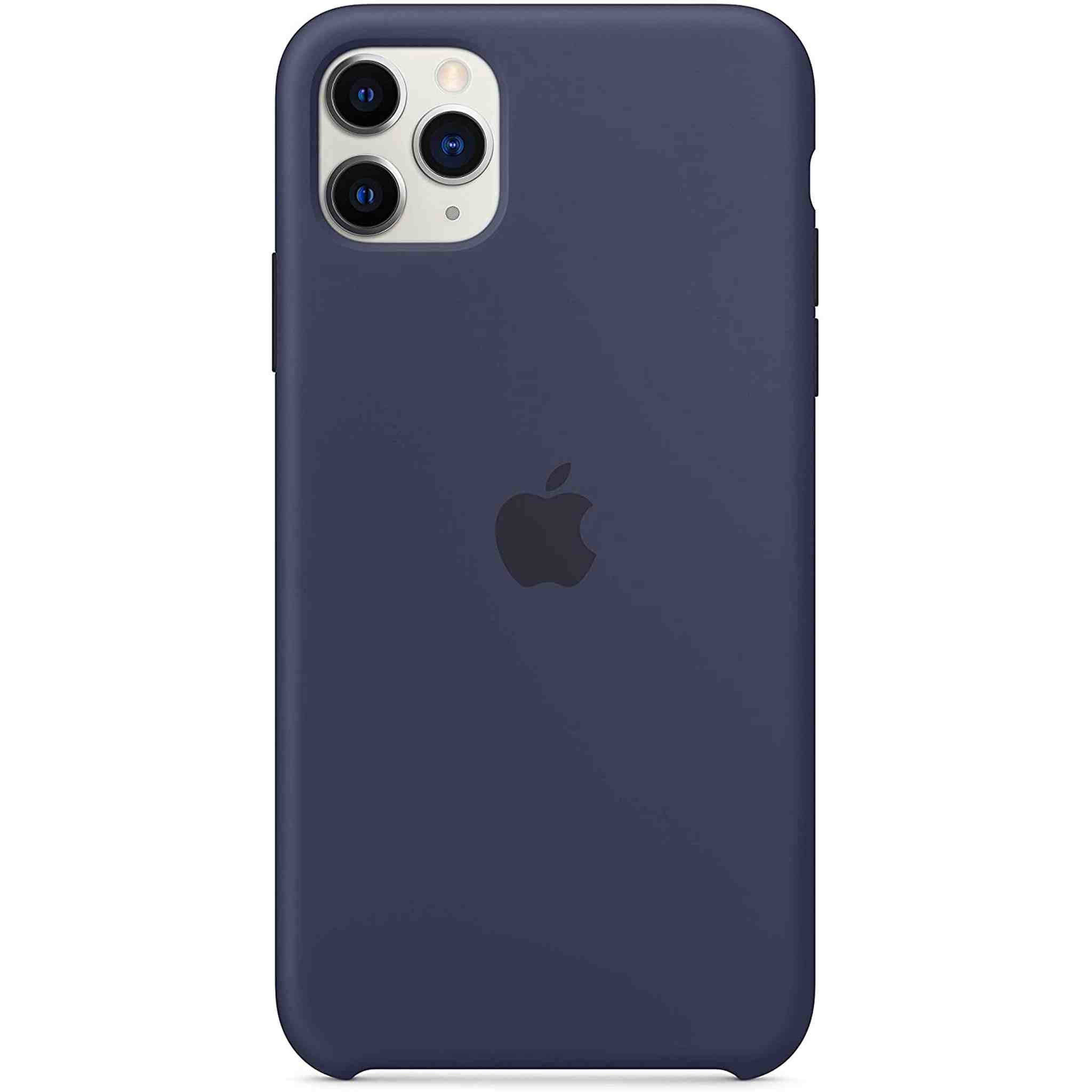 Apple Silicone Case for iPhone 11 Pro Max - Midnight Blue - Used Apple