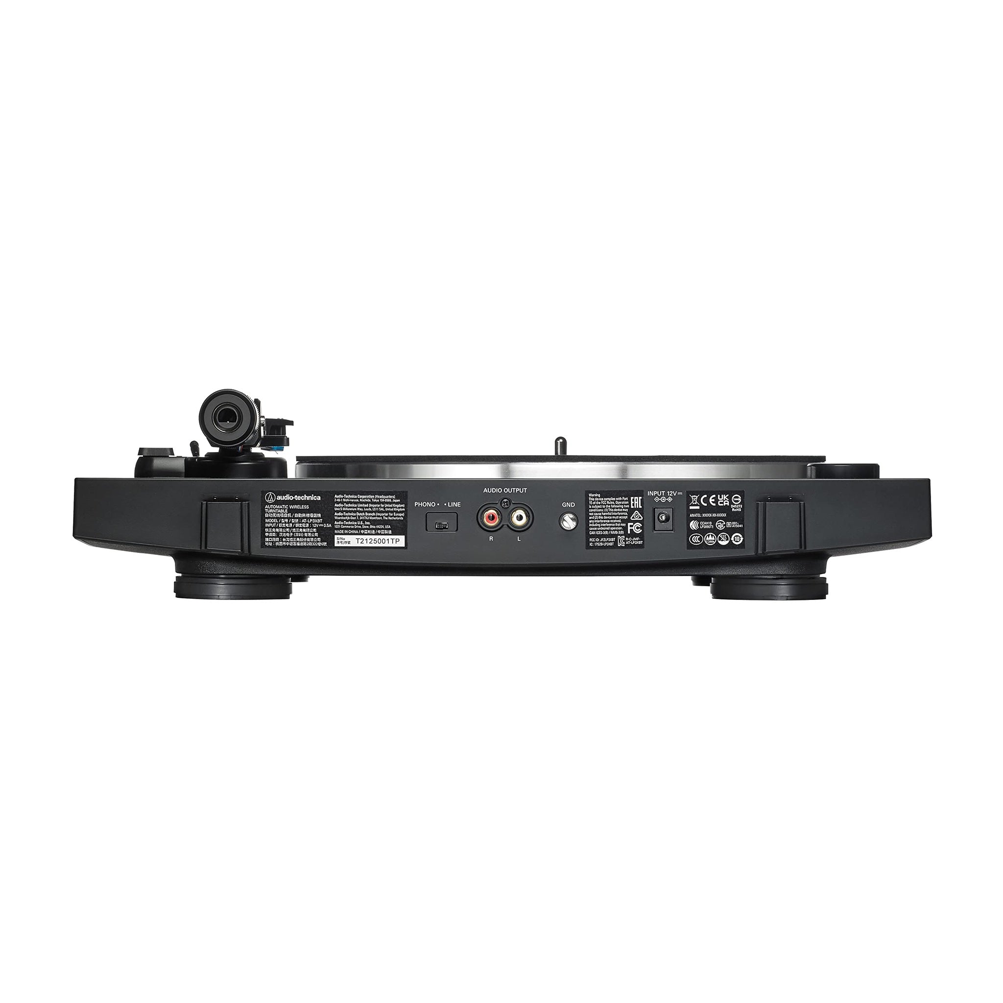 Audio Techica AT-LP3XBT-BK Bluetooth Turntable Belt Drive Fully Automatic Audio-Technica