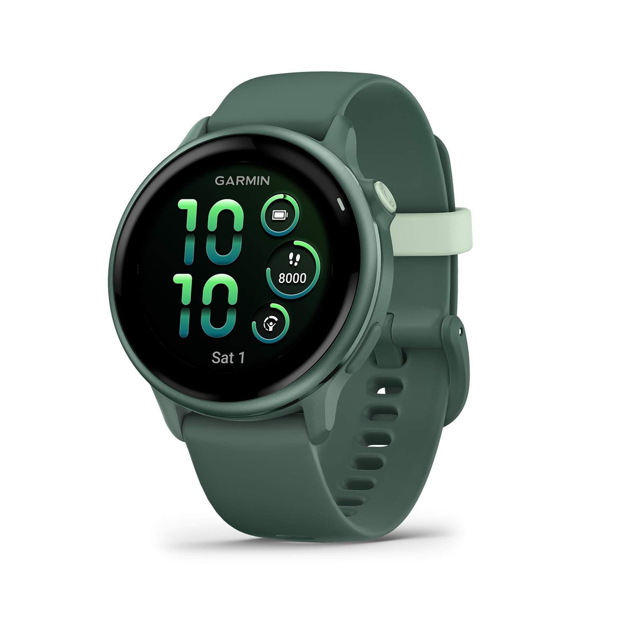 Garmin vívoactive® 6, Health and Fitness GPS Smartwatch, AMOLED Display, Up to 11 Days of Battery, Metallic Jasper Green with Jasper Green Band Garmin